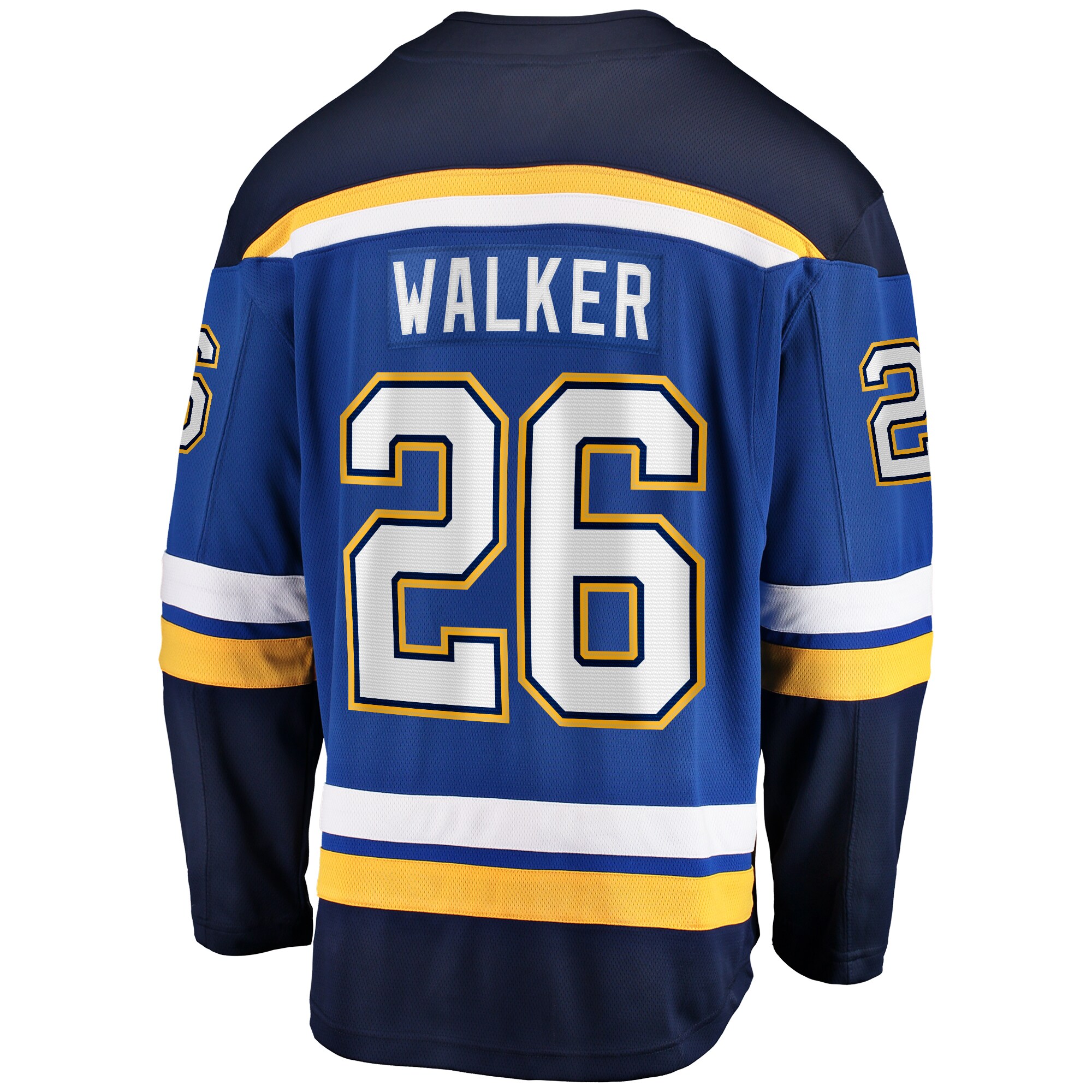 Nathan Walker St. Louis Blues Fanatics Home Premier Breakaway Player Jersey – Blue Clowdercats