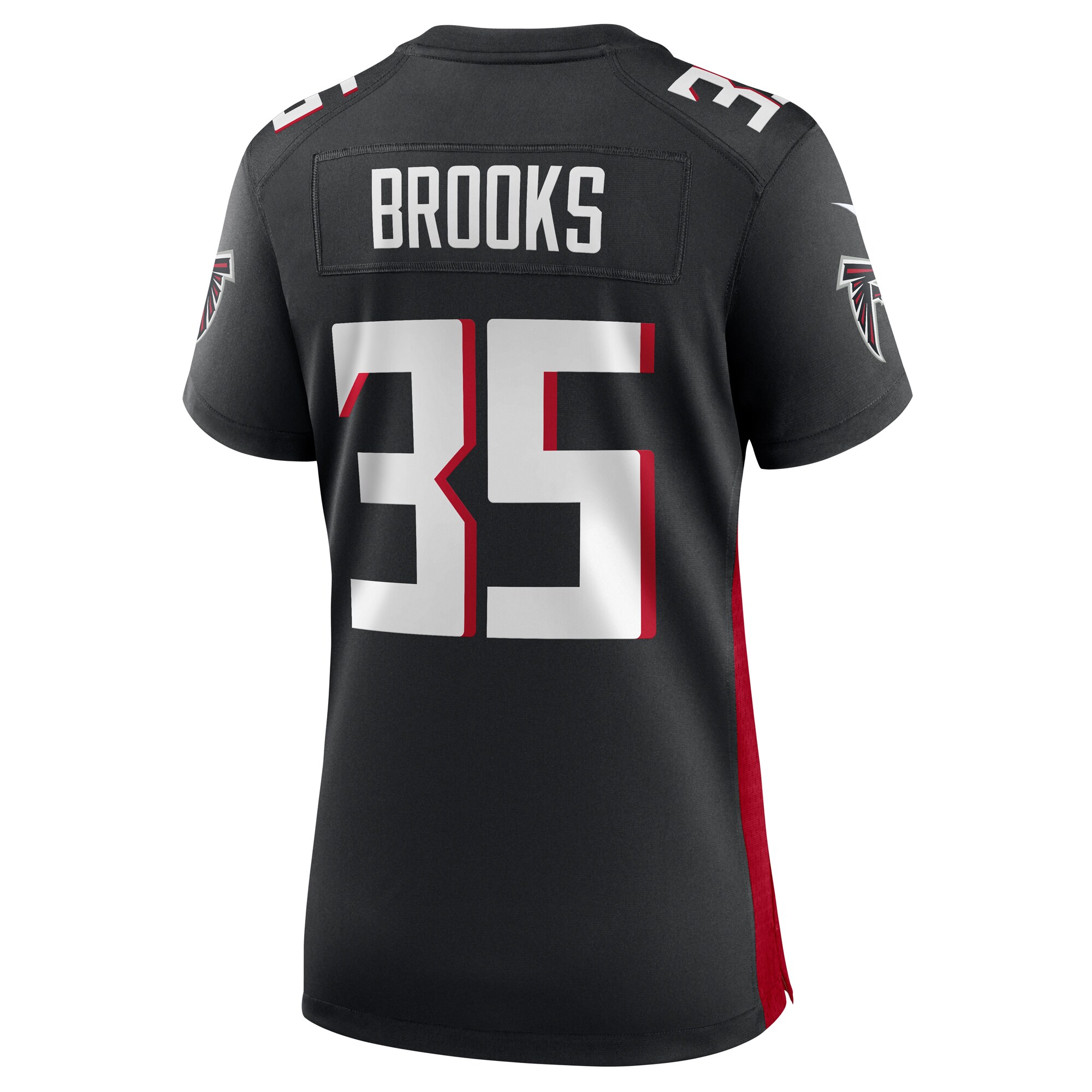 Natrone Brooks Atlanta Falcons Nike Women’s Team Game Jersey – Black Clowdercats