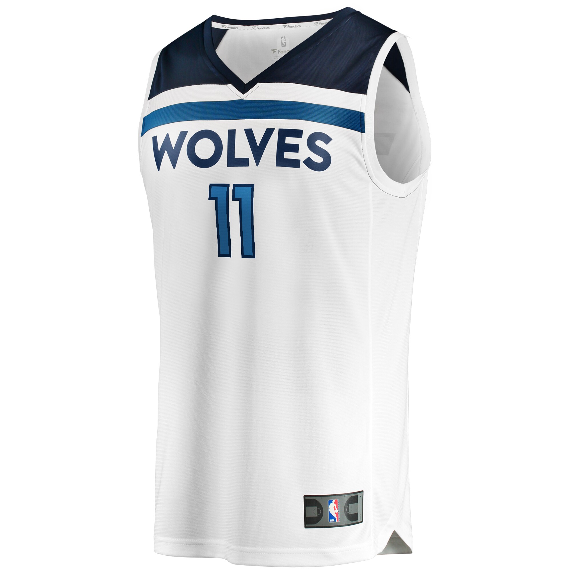 Naz Reid Minnesota Timberwolves Fanatics Fast Break Replica Player Jersey White – Association Edition Clowdercats