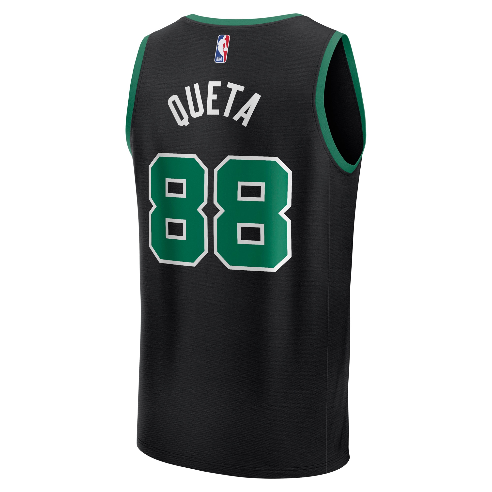 Neemias Queta Boston Celtics Fanatics Fast Break Replica Player Jersey – Statement Edition – Black Clowdercats