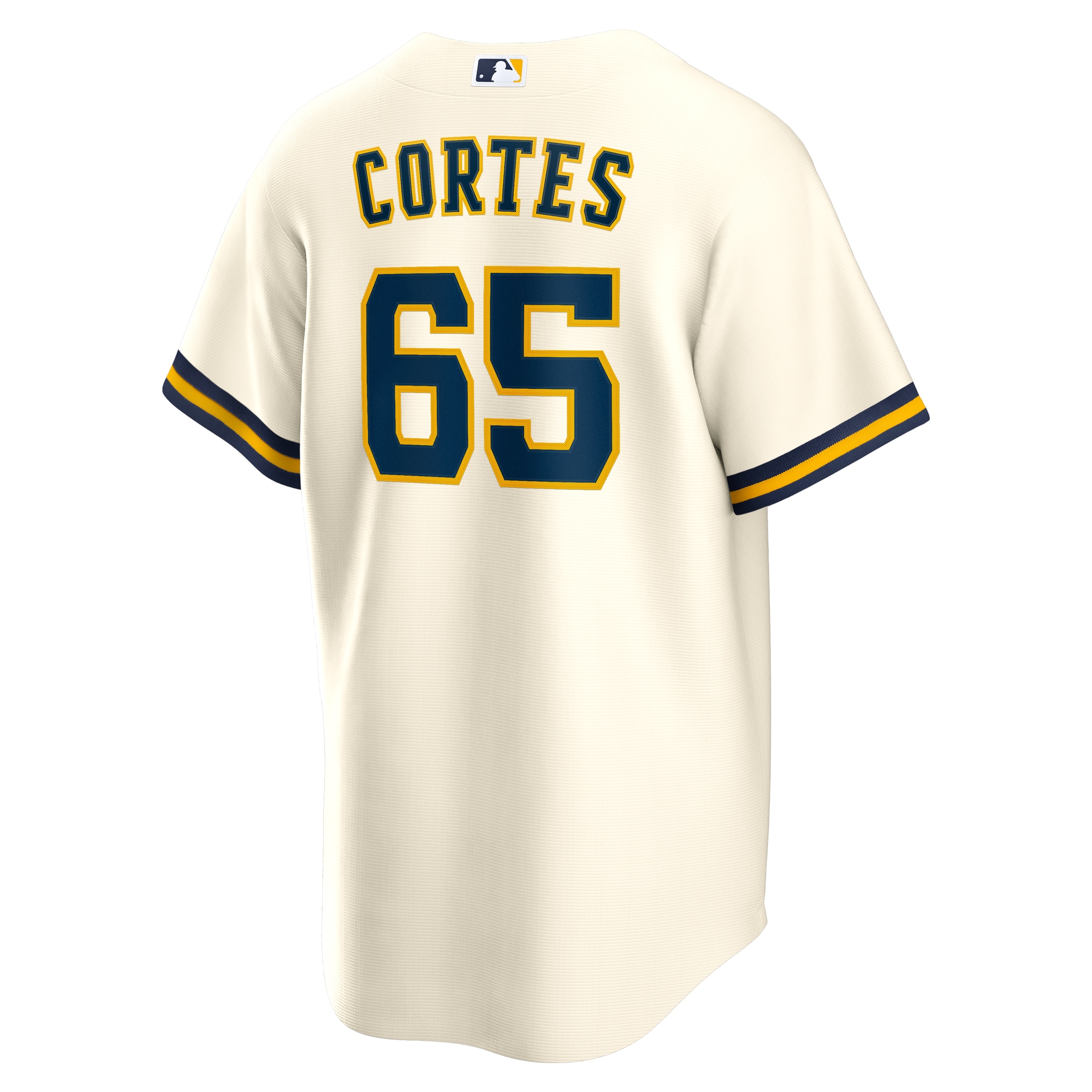 Nestor Cortes Milwaukee Brewers Nike Home Replica Jersey – Cream