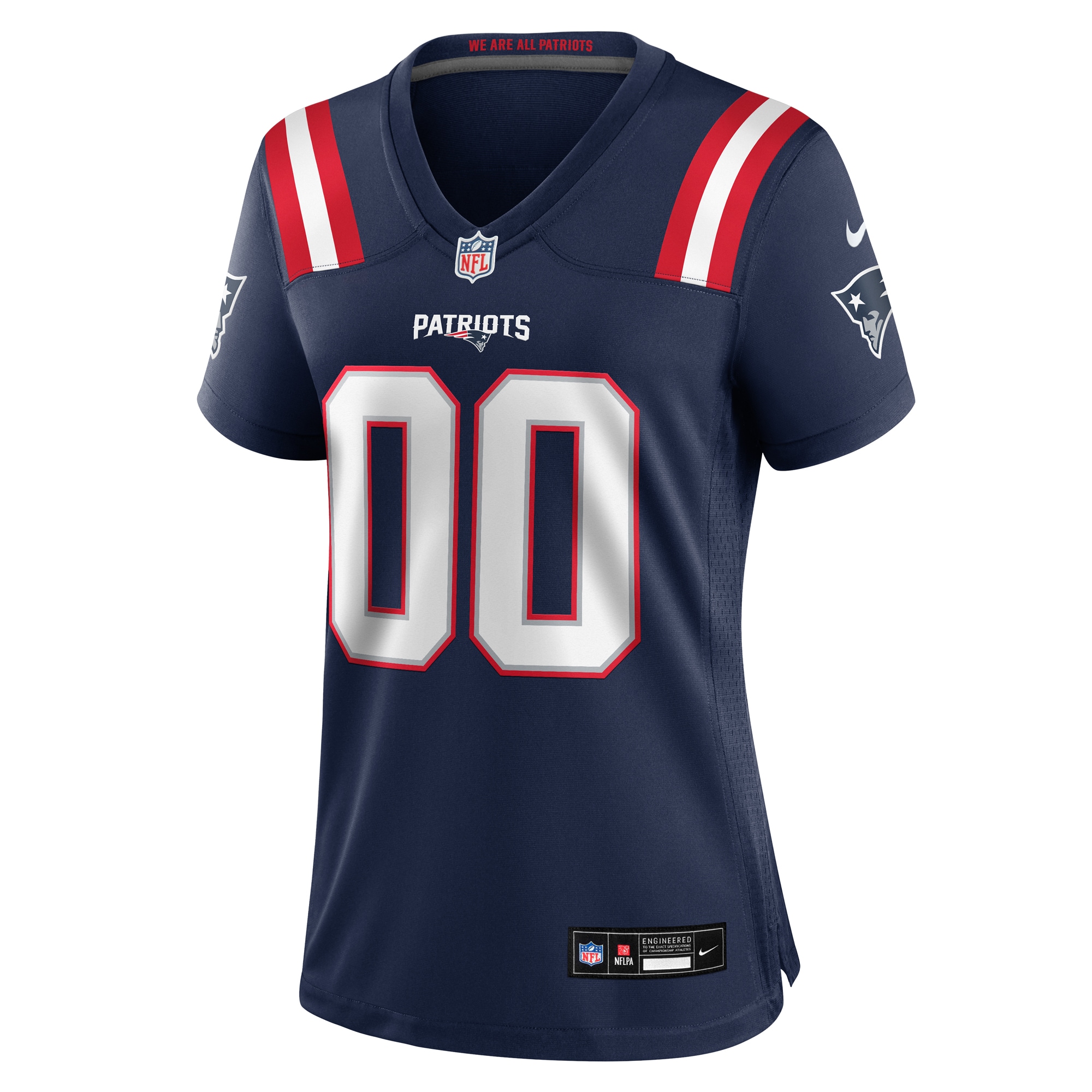 New England Patriots Nike Women’s Custom Game Jersey – Navy Clowdercats