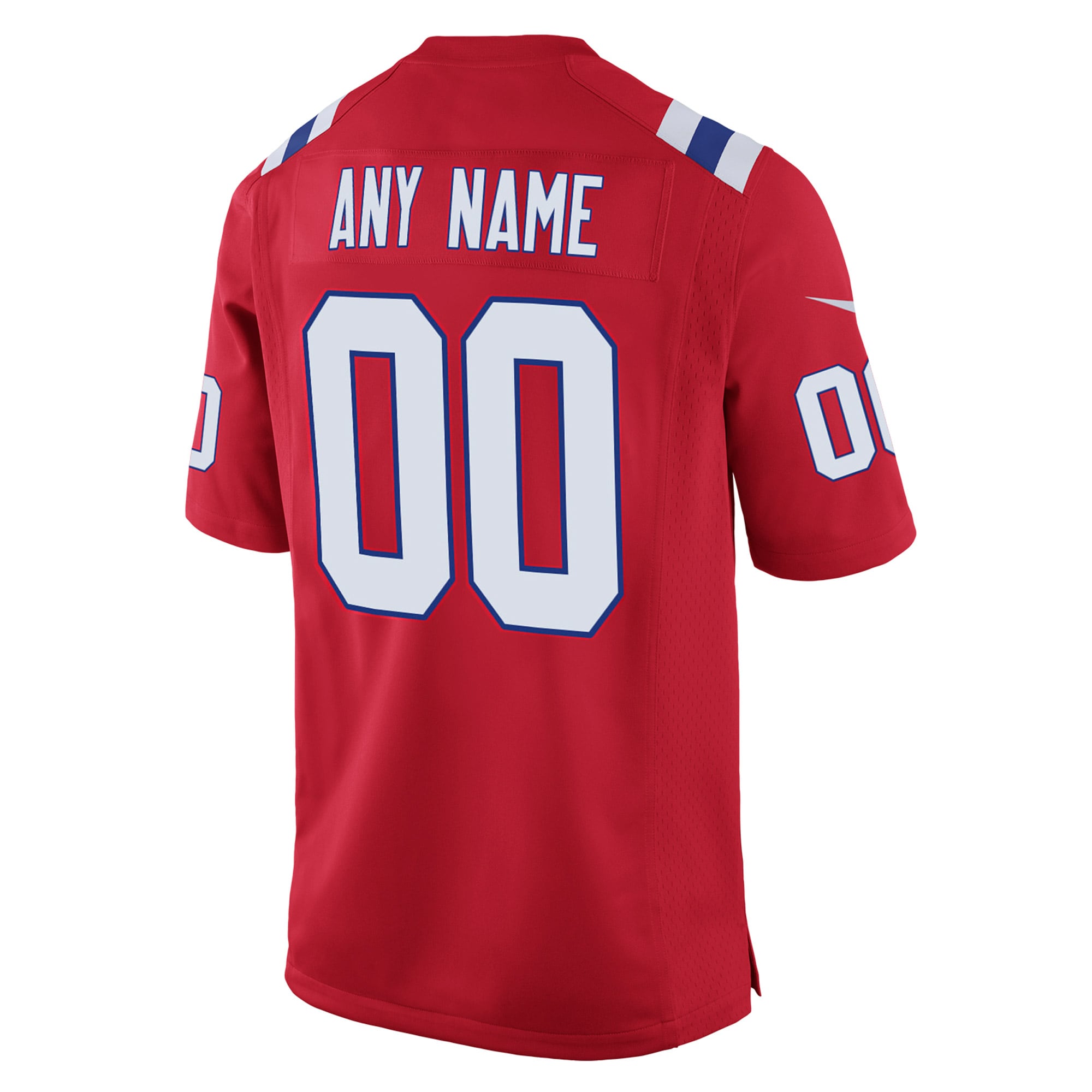 New England Patriots Nike Youth Custom Alternate Game Jersey – Red Clowdercats