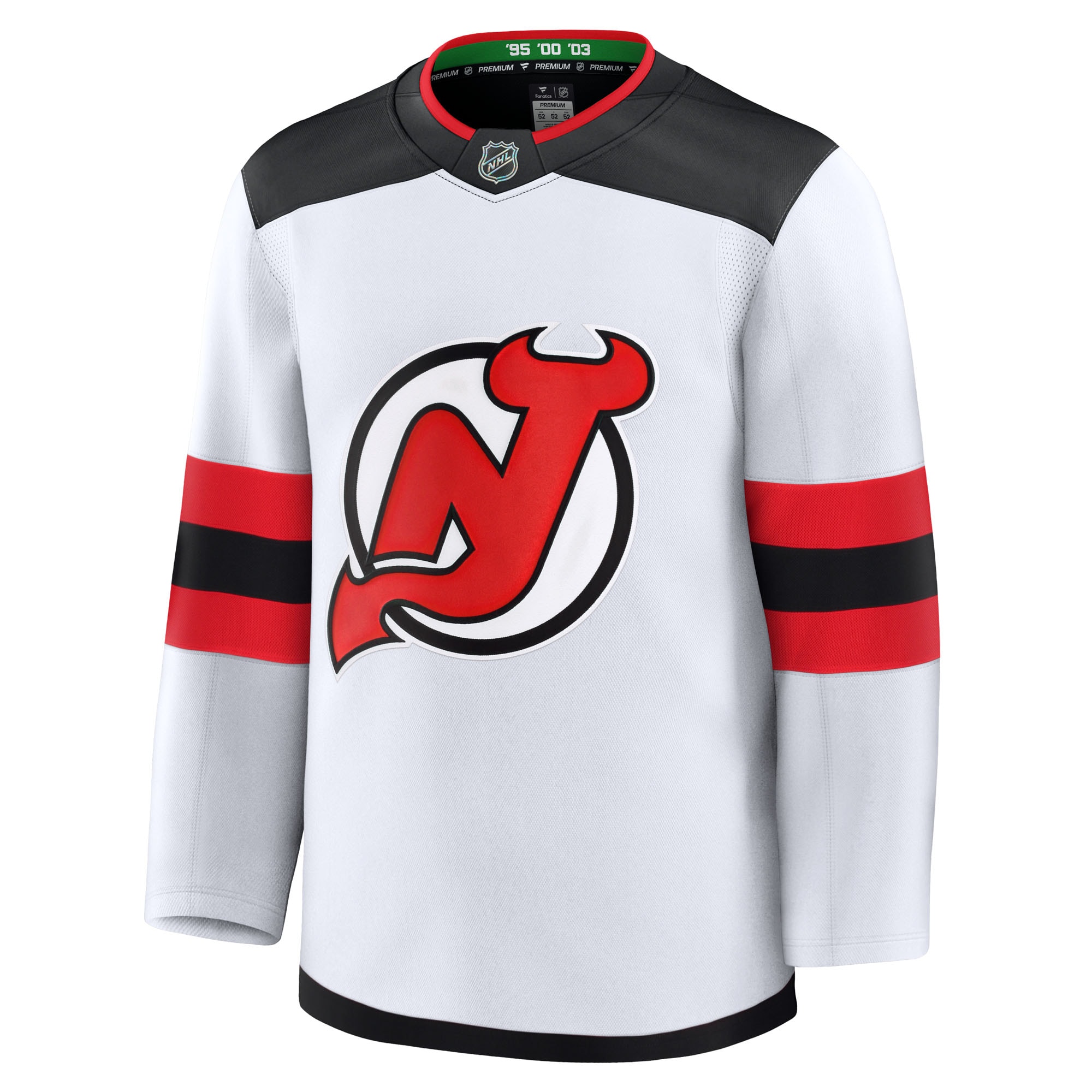 New Jersey Devils Fanatics Away Premium Jersey – White Clowdercats