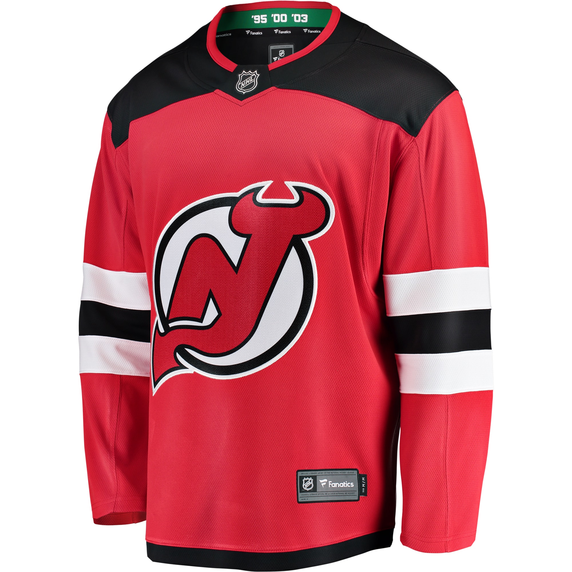 New Jersey Devils Fanatics Breakaway Home Jersey – Red Clowdercats