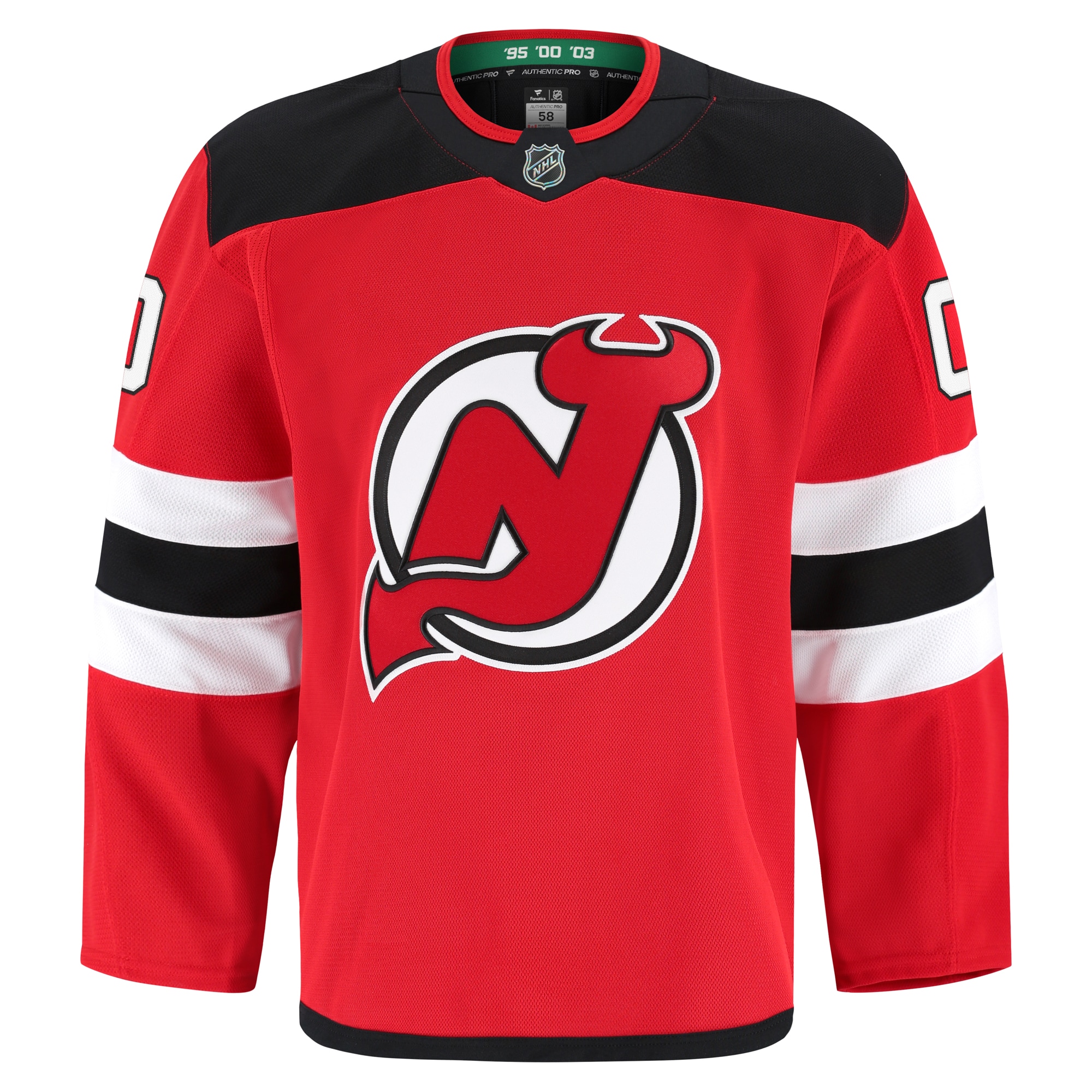 New Jersey Devils Fanatics Home Authentic Pro Custom Jersey – Red Clowdercats