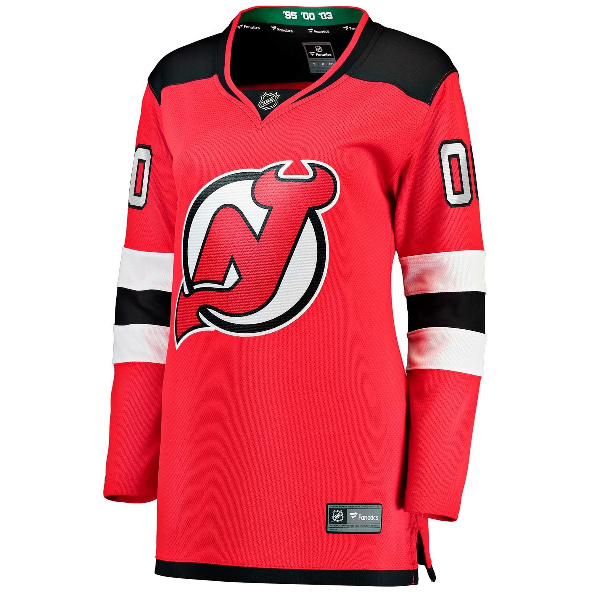 New Jersey Devils Fanatics Women’s Home Breakaway Custom Jersey – Red Clowdercats