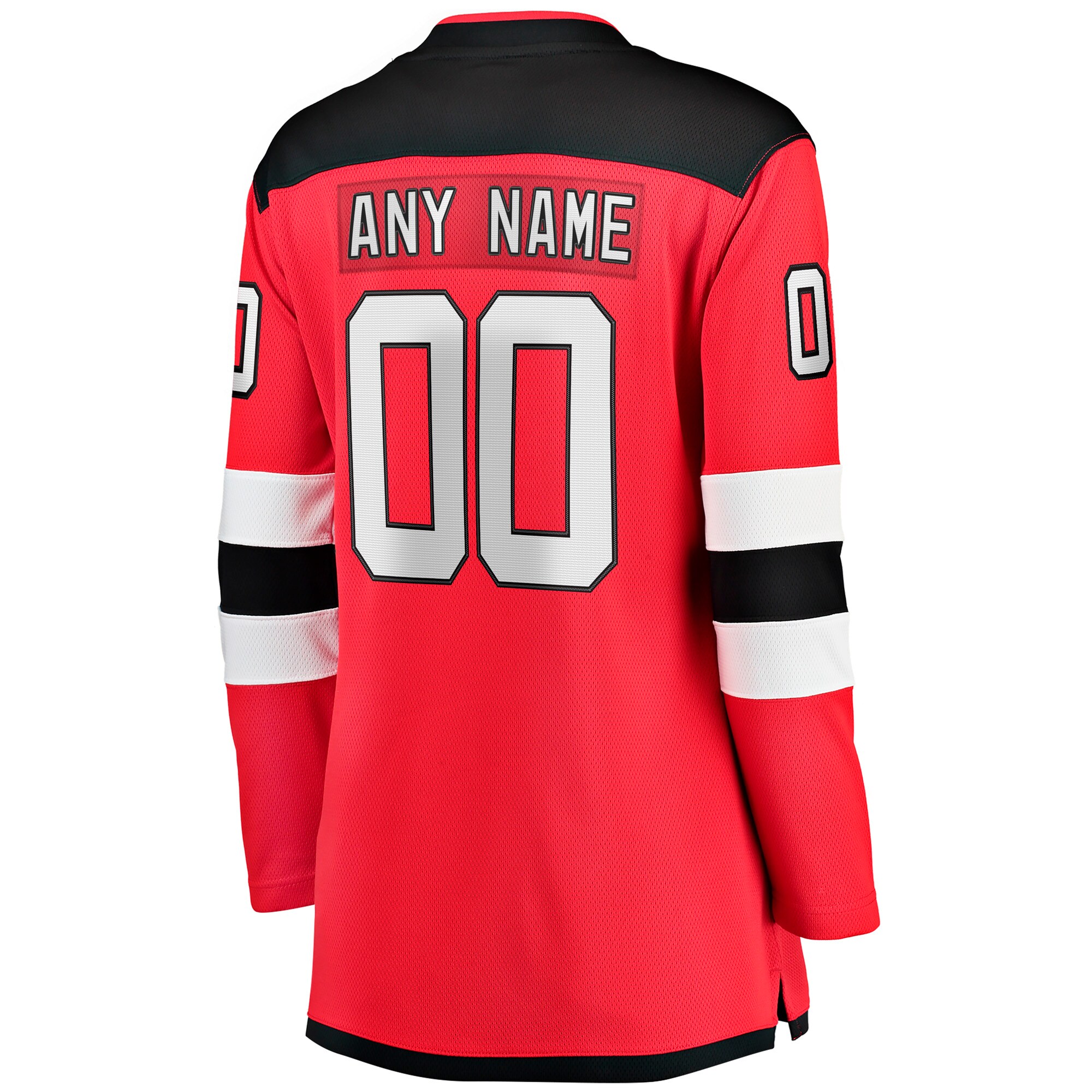 New Jersey Devils Fanatics Women’s Home Breakaway Custom Jersey – Red Clowdercats