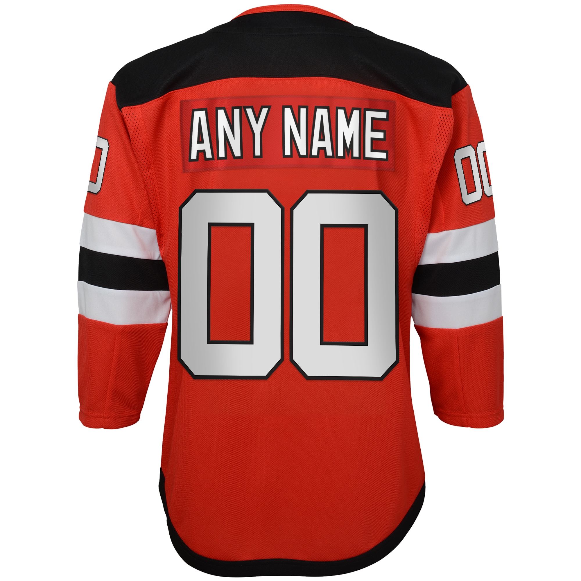 New Jersey Devils Youth Home Premier Custom Jersey – Red Clowdercats