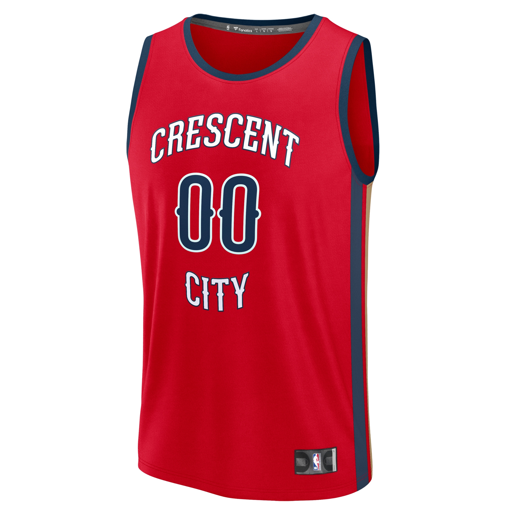 New Orleans Pelicans Fanatics Youth Fast Break Custom Replica Jersey – Red – Statement Edition Clowdercats