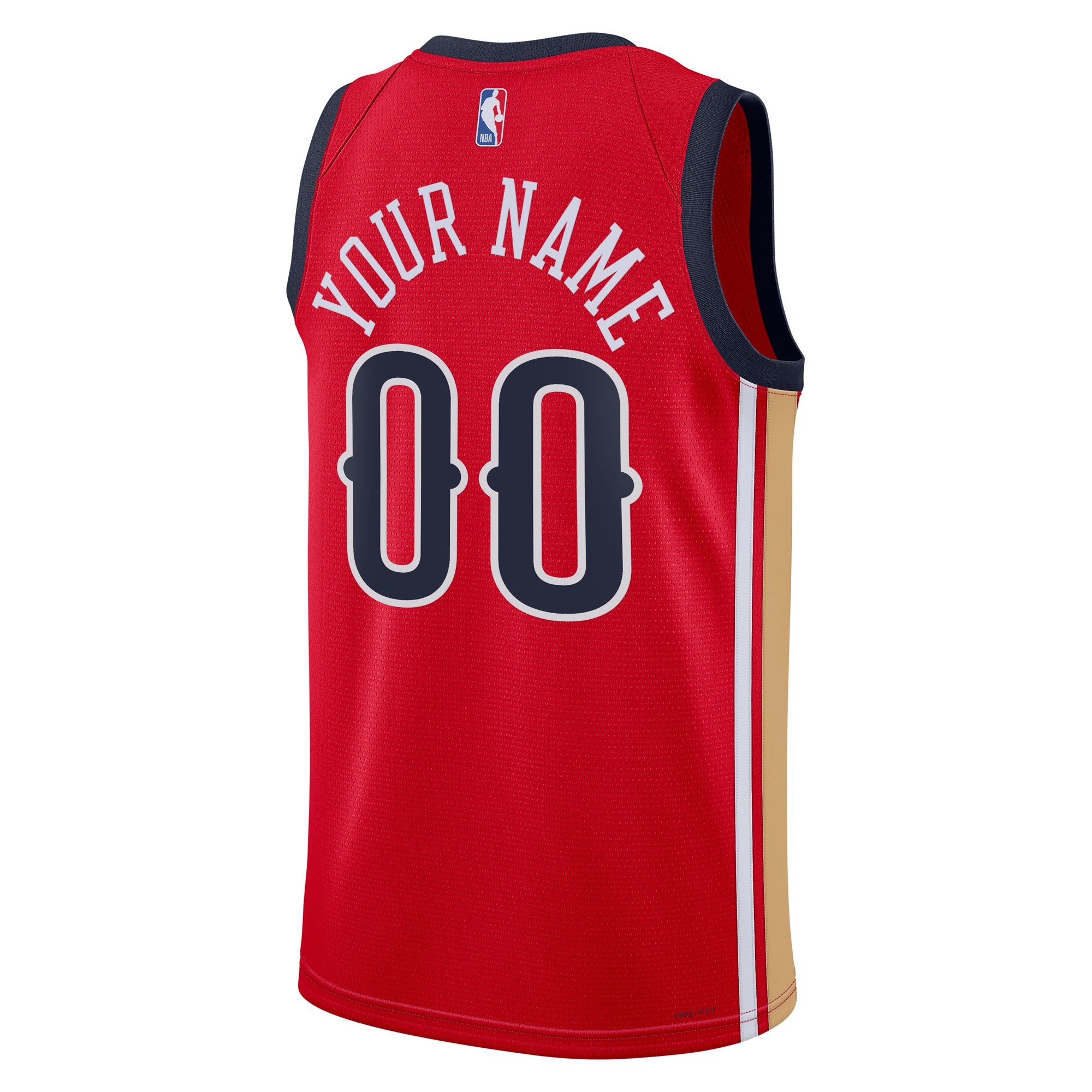 New Orleans Pelicans Jordan Brand Unisex Swingman Custom Jersey – Red – Statement Edition Clowdercats