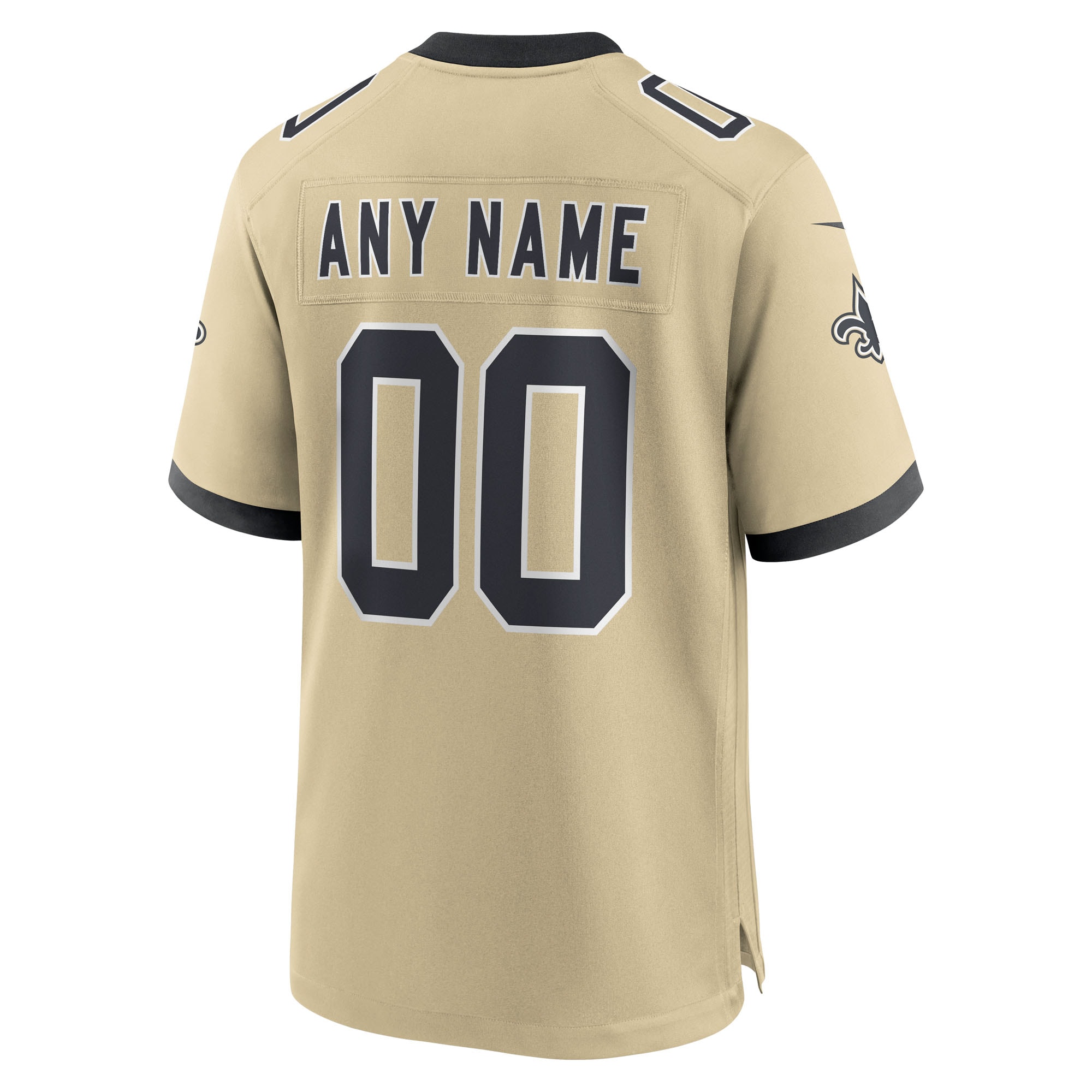 New Orleans Saints Nike Gameday Golds Alternate Custom Game Jersey – Gold Clowdercats