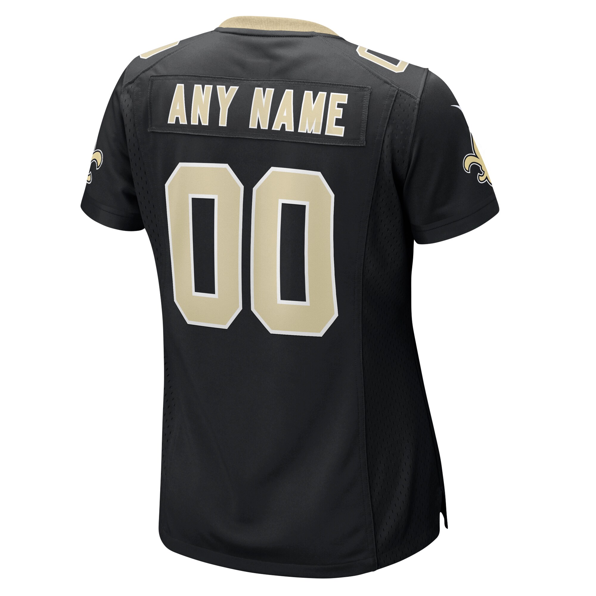 New Orleans Saints Nike Women’s Custom Game Jersey – Black Clowdercats