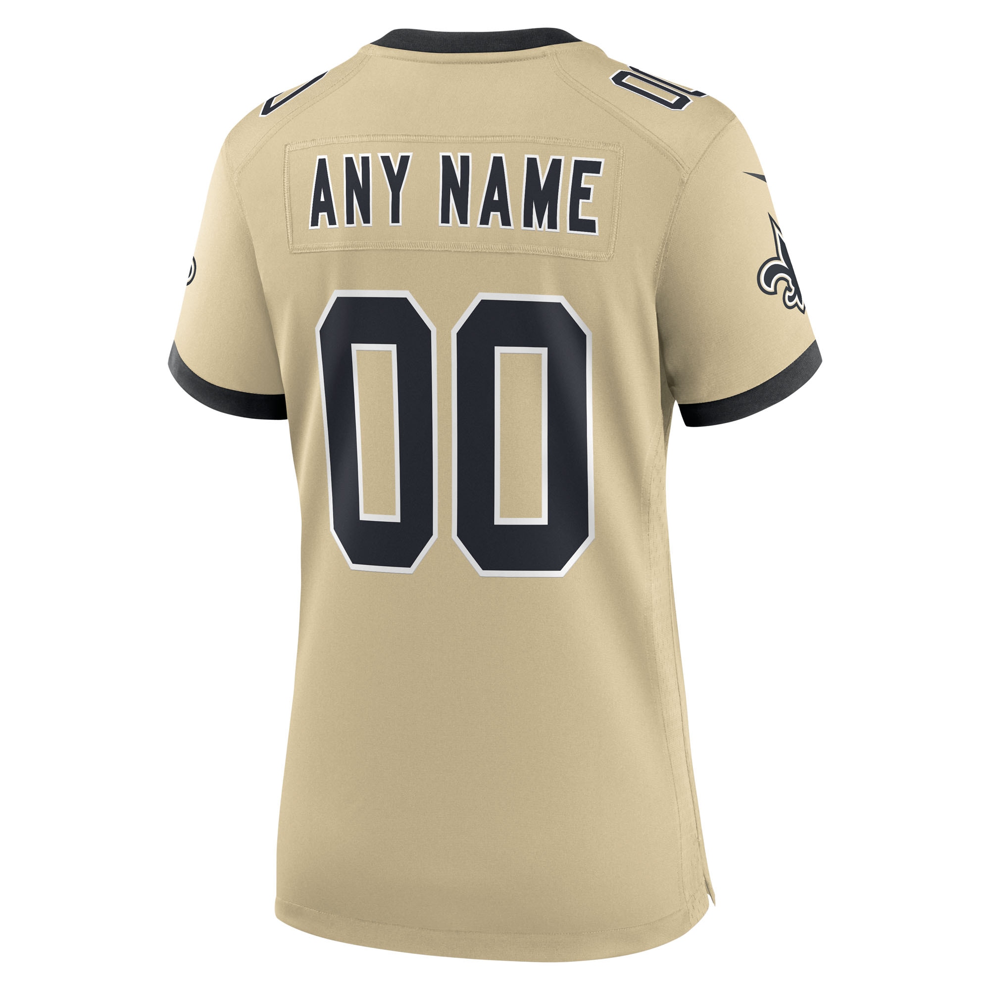 New Orleans Saints Nike Women’s Gameday Golds Alternate Custom Game Jersey – Gold Clowdercats