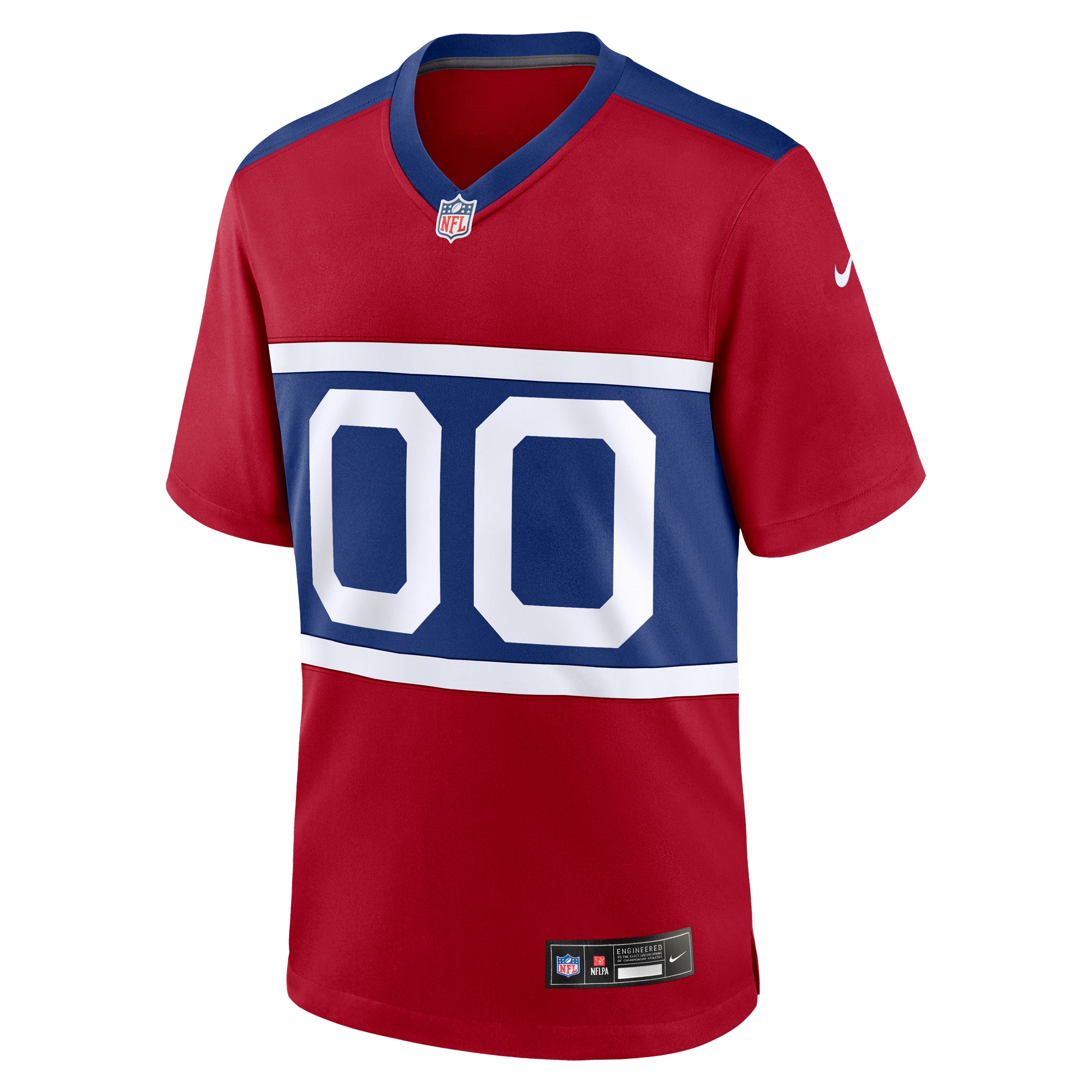 New York Giants Nike Alternate Game Custom Jersey – Century Red Clowdercats