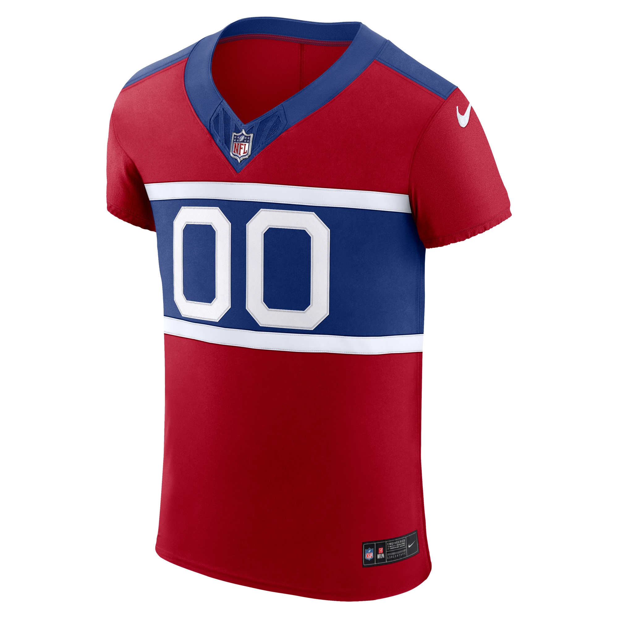 New York Giants Nike Alternate Vapor F.U.S.E. Elite Custom Jersey – Red Clowdercats