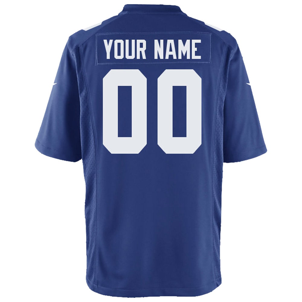 New York Giants Nike Youth Custom Game Jersey – Royal Clowdercats