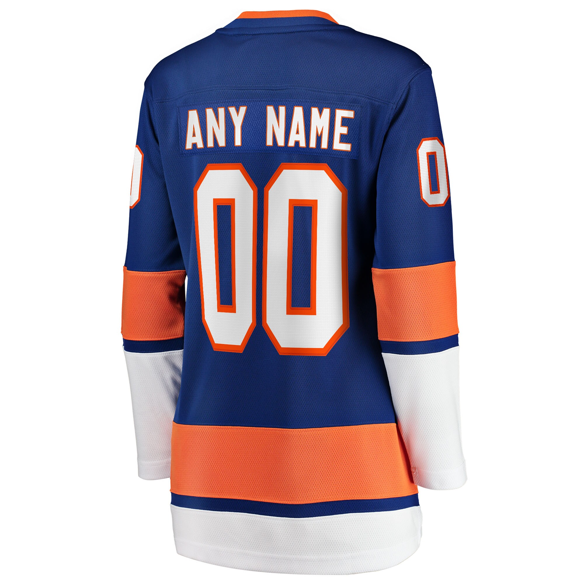New York Islanders Fanatics Women’s Home Breakaway Custom Jersey – Blue Clowdercats