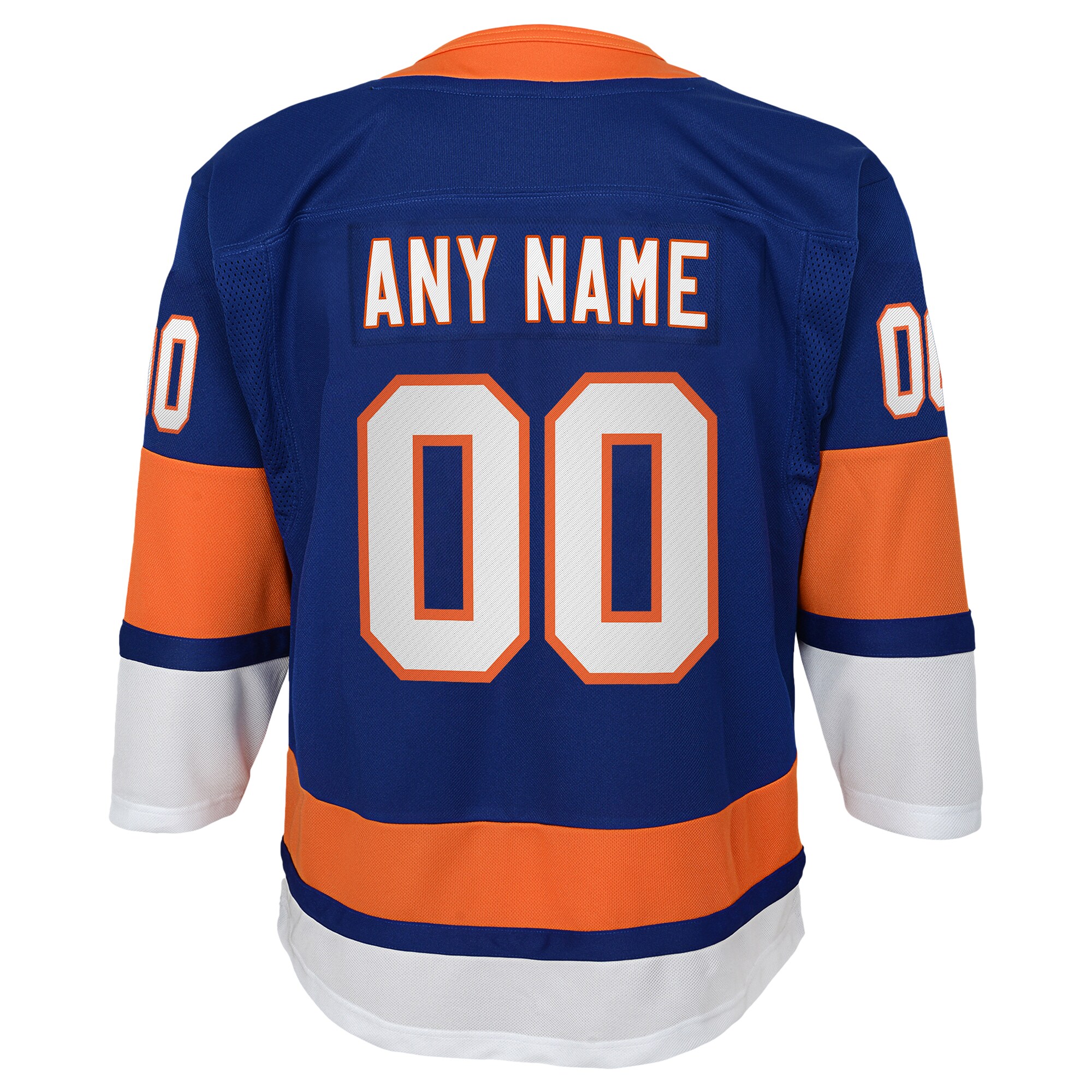 New York Islanders Youth Home Premier Custom Jersey – Blue Clowdercats