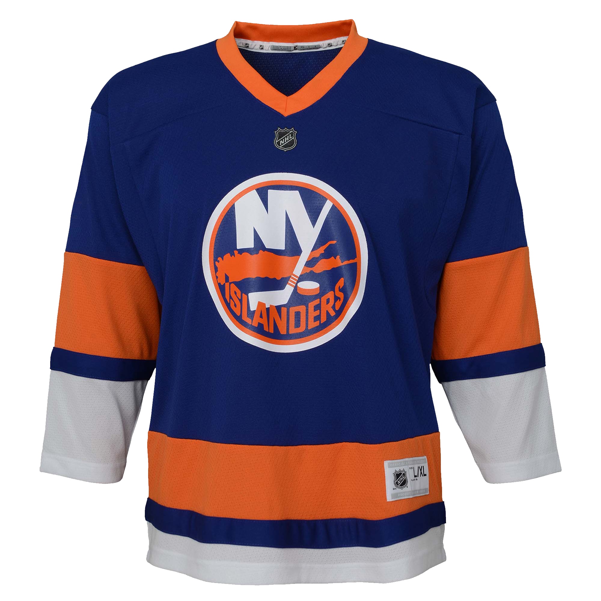 New York Islanders Youth Home Replica Custom Jersey – Royal Clowdercats