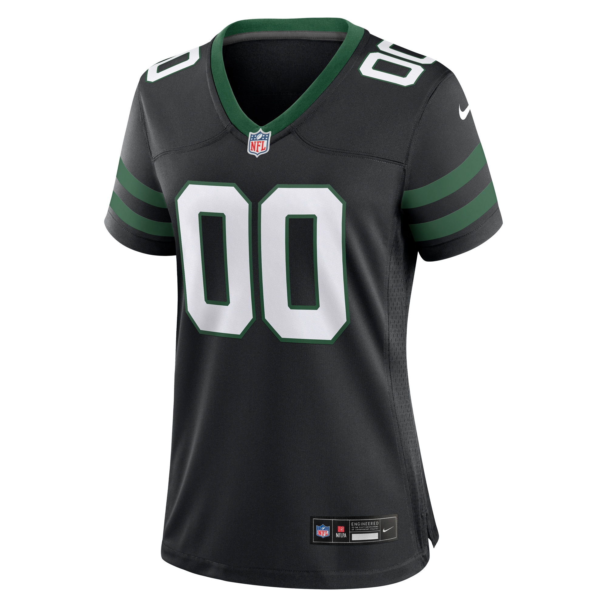 New York Jets Nike Women’s Alternate Custom Game Jersey – Legacy Black Clowdercats