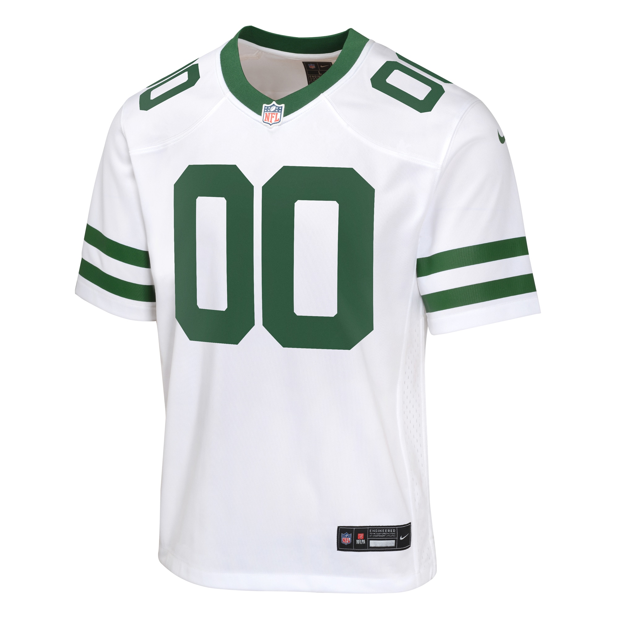 New York Jets Nike Youth Custom Game Jersey – Legacy White Clowdercats