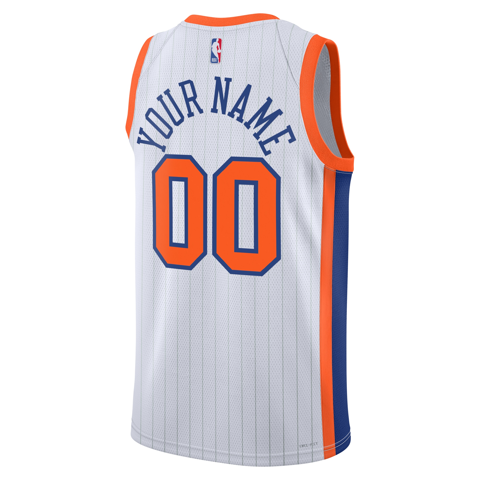 New York Knicks Nike Unisex 2024/25 Custom Swingman Jersey – City Edition – White Clowdercats