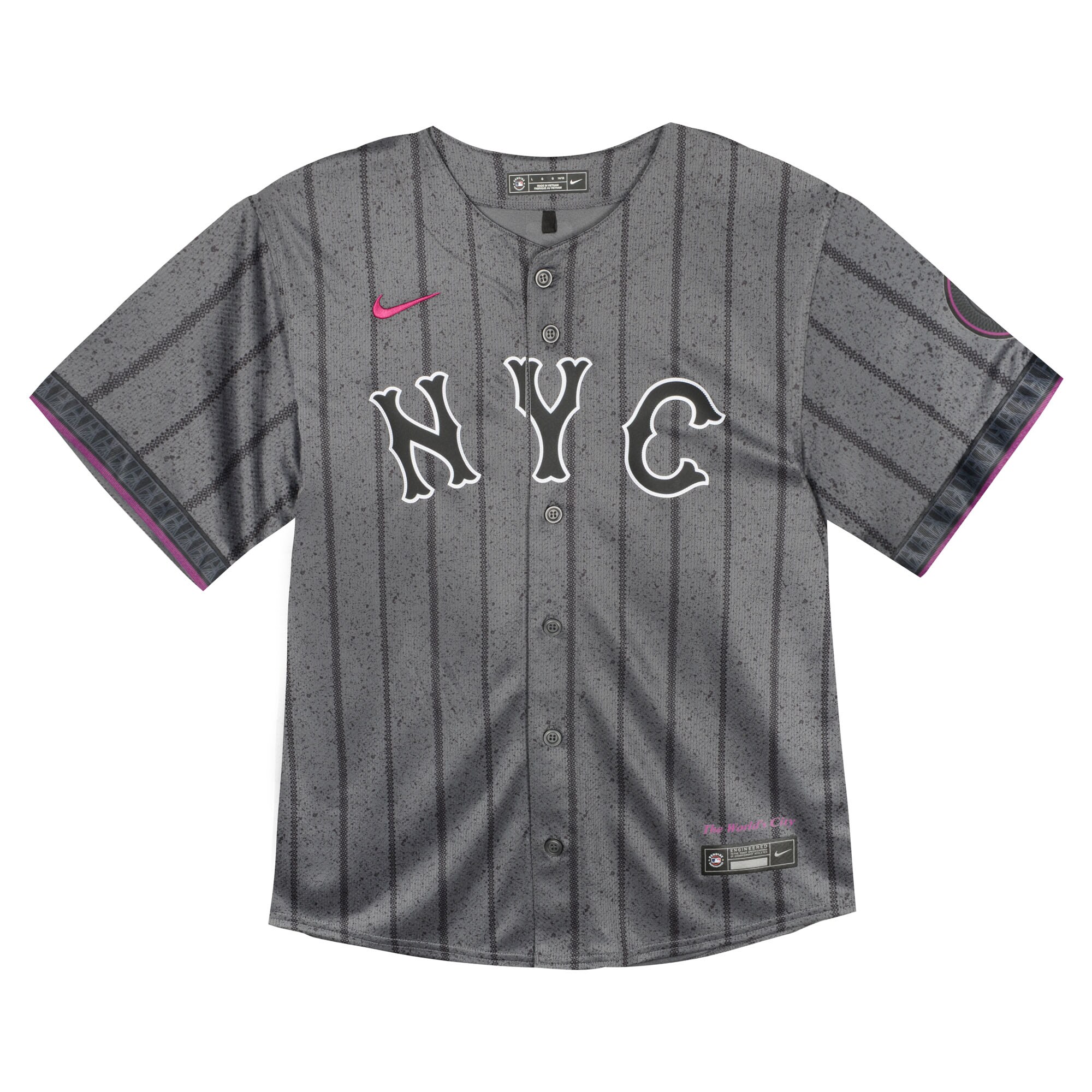 New York Mets Nike Infant 2024 City Connect Limited Jersey – Gray