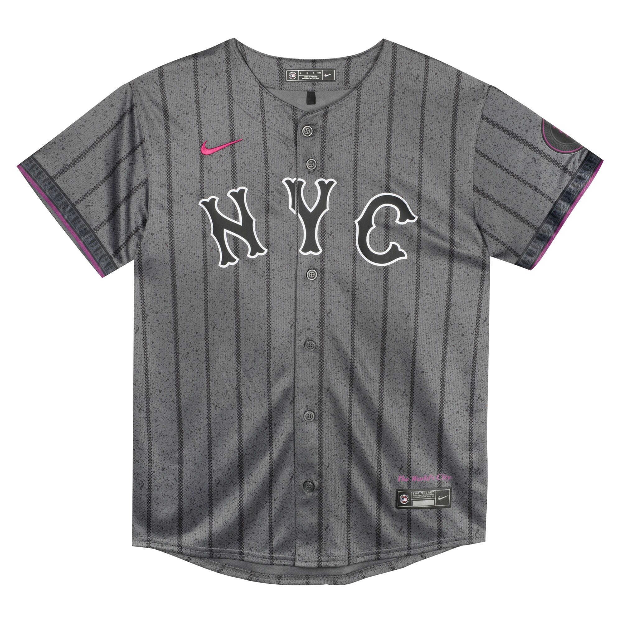 New York Mets Nike Preschool City Connect Jersey – Gray