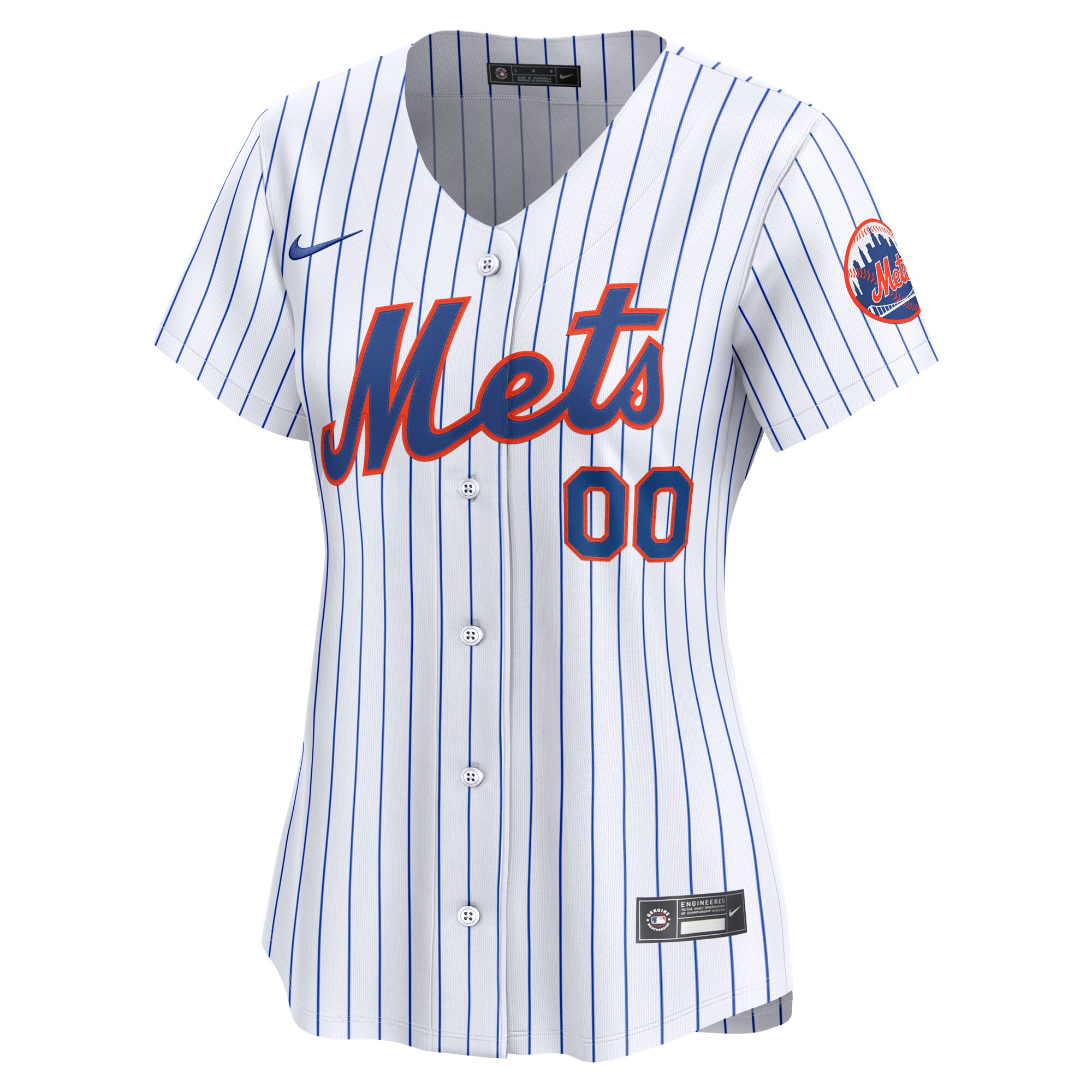 New York Mets Nike Women’s Home Limited Custom Jersey – White