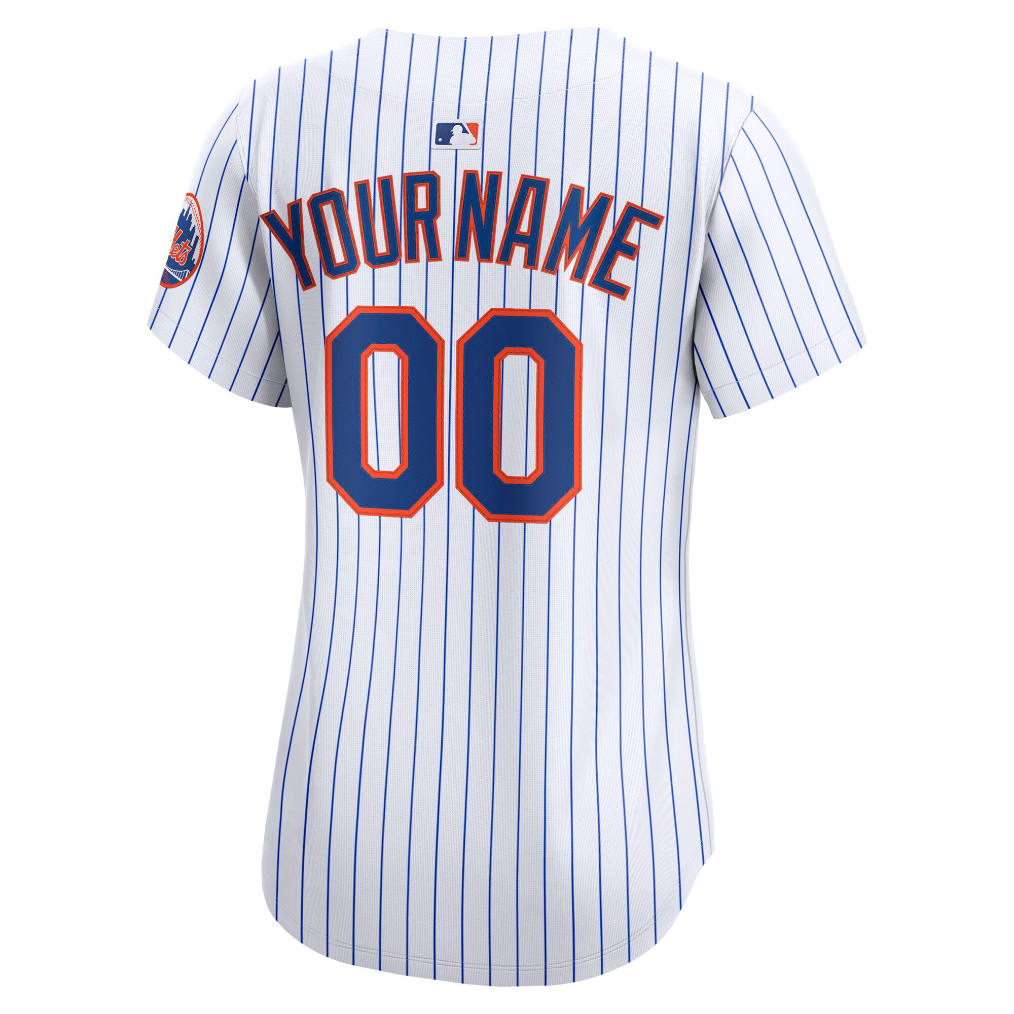 New York Mets Nike Women’s Home Limited Custom Jersey – White