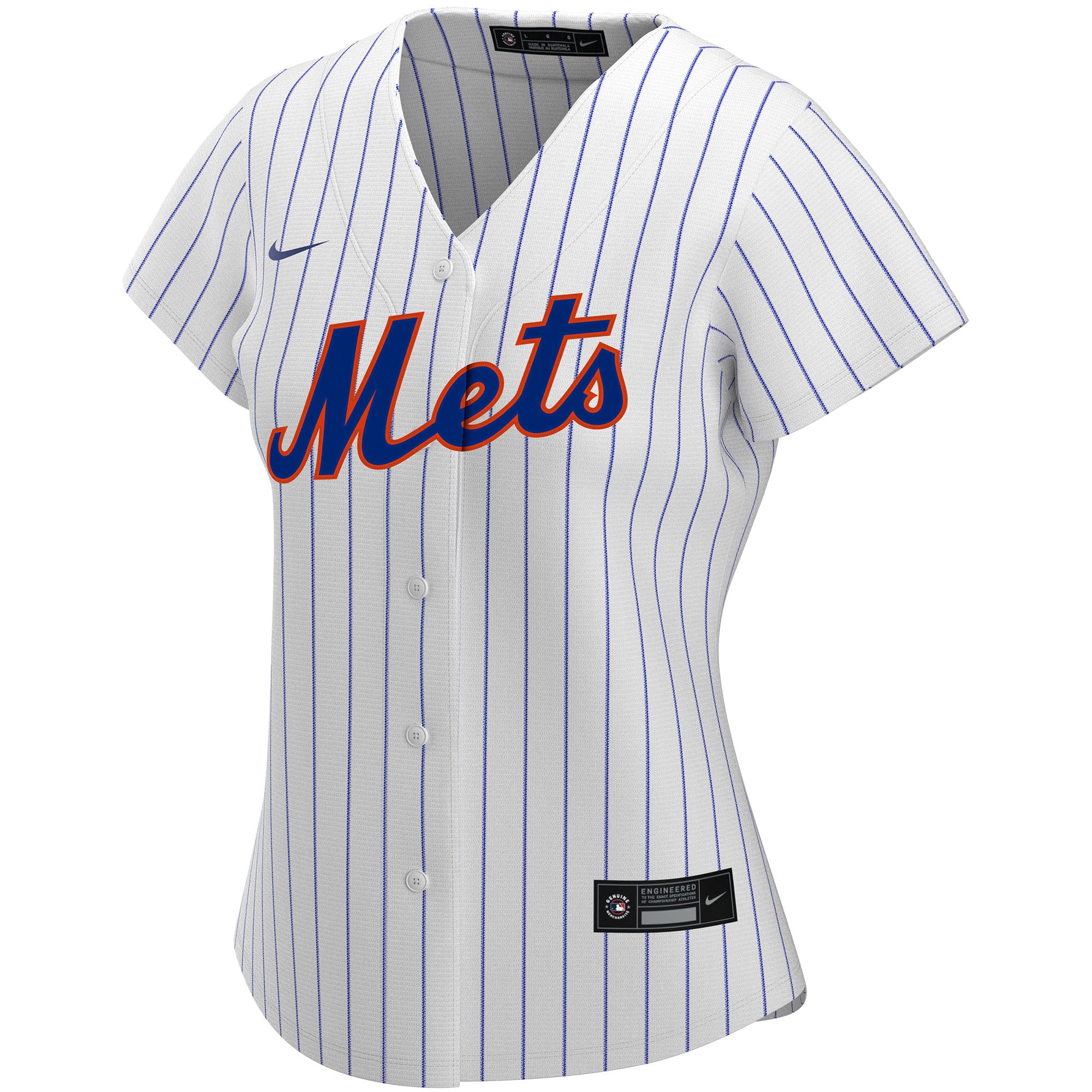 New York Mets Nike Women’s Home Replica Custom Jersey – White