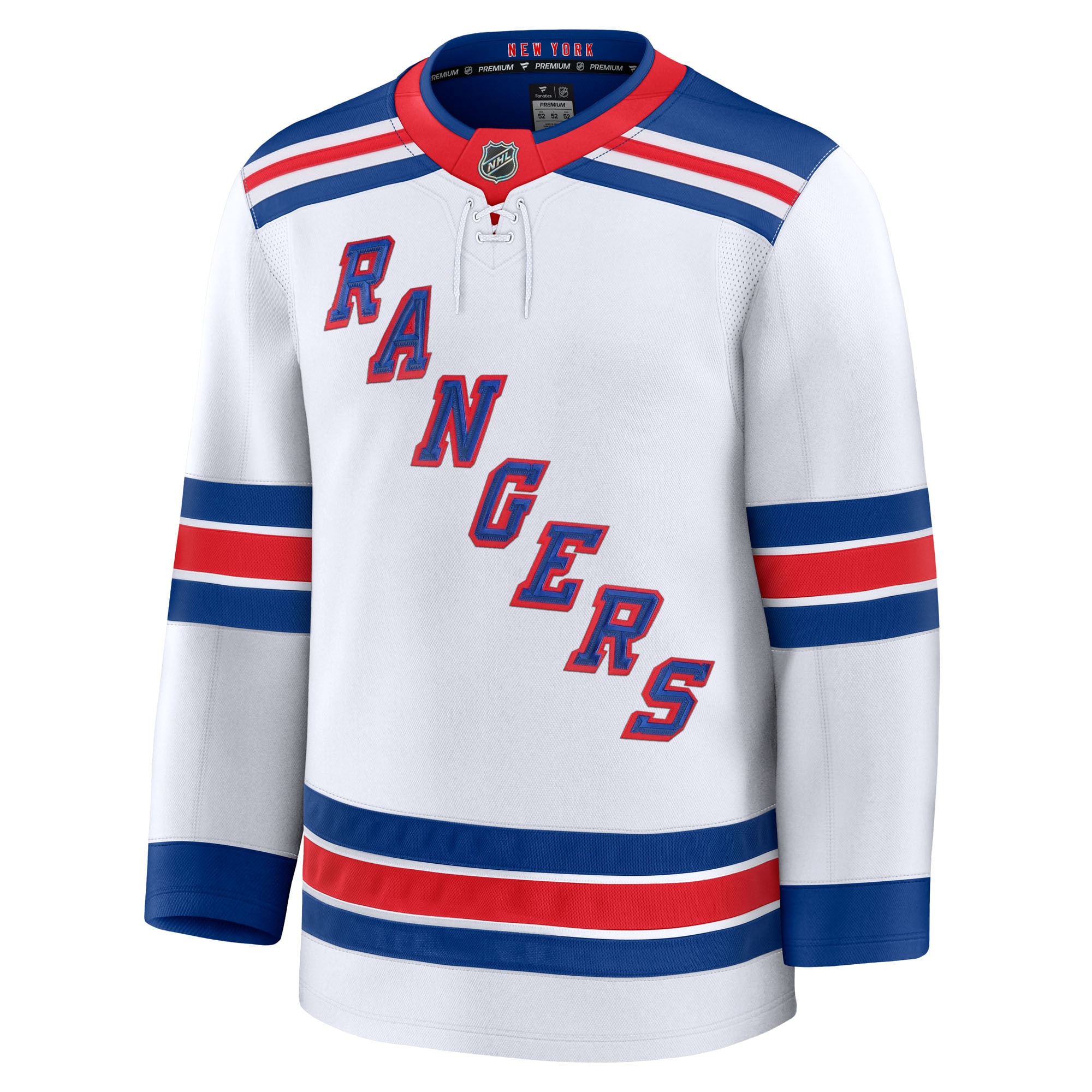 New York Rangers Fanatics Away Premium Jersey – White Clowdercats