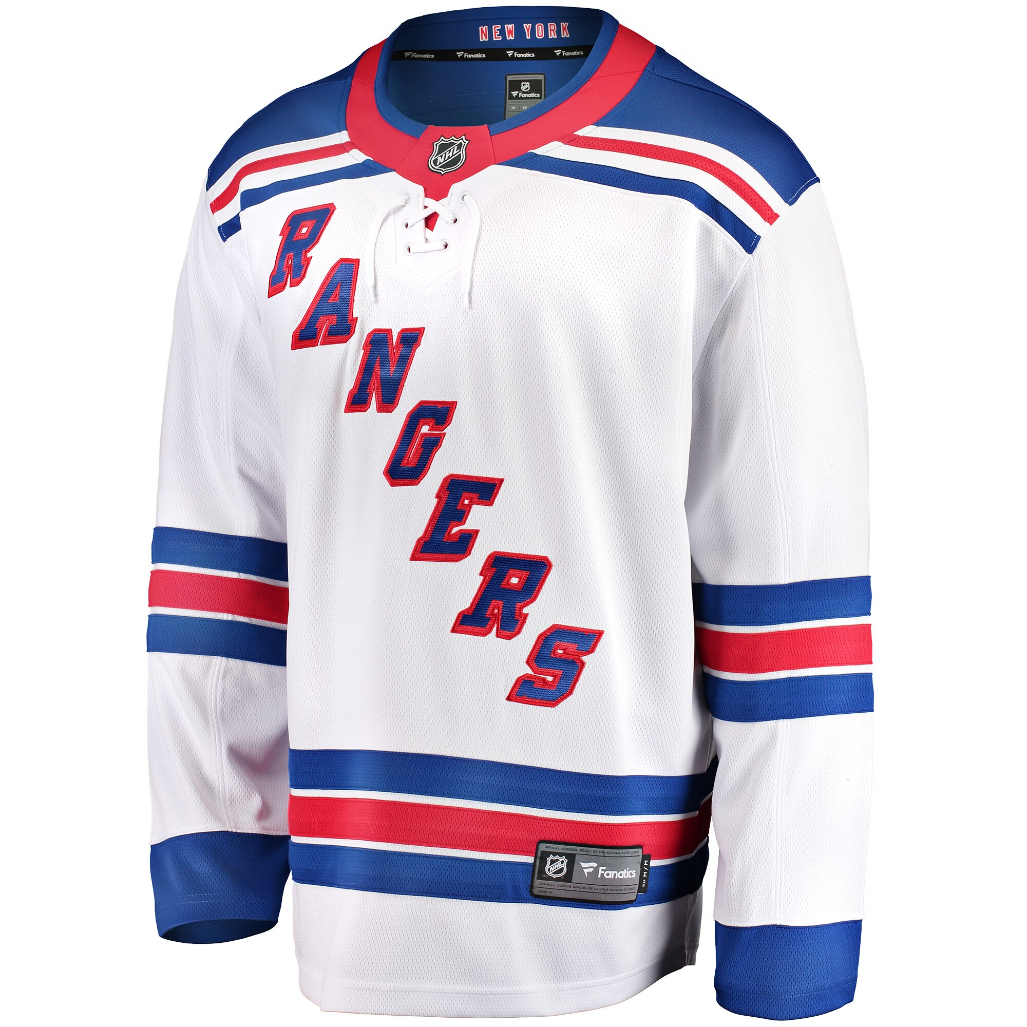 New York Rangers Fanatics Breakaway Away Jersey – White Clowdercats