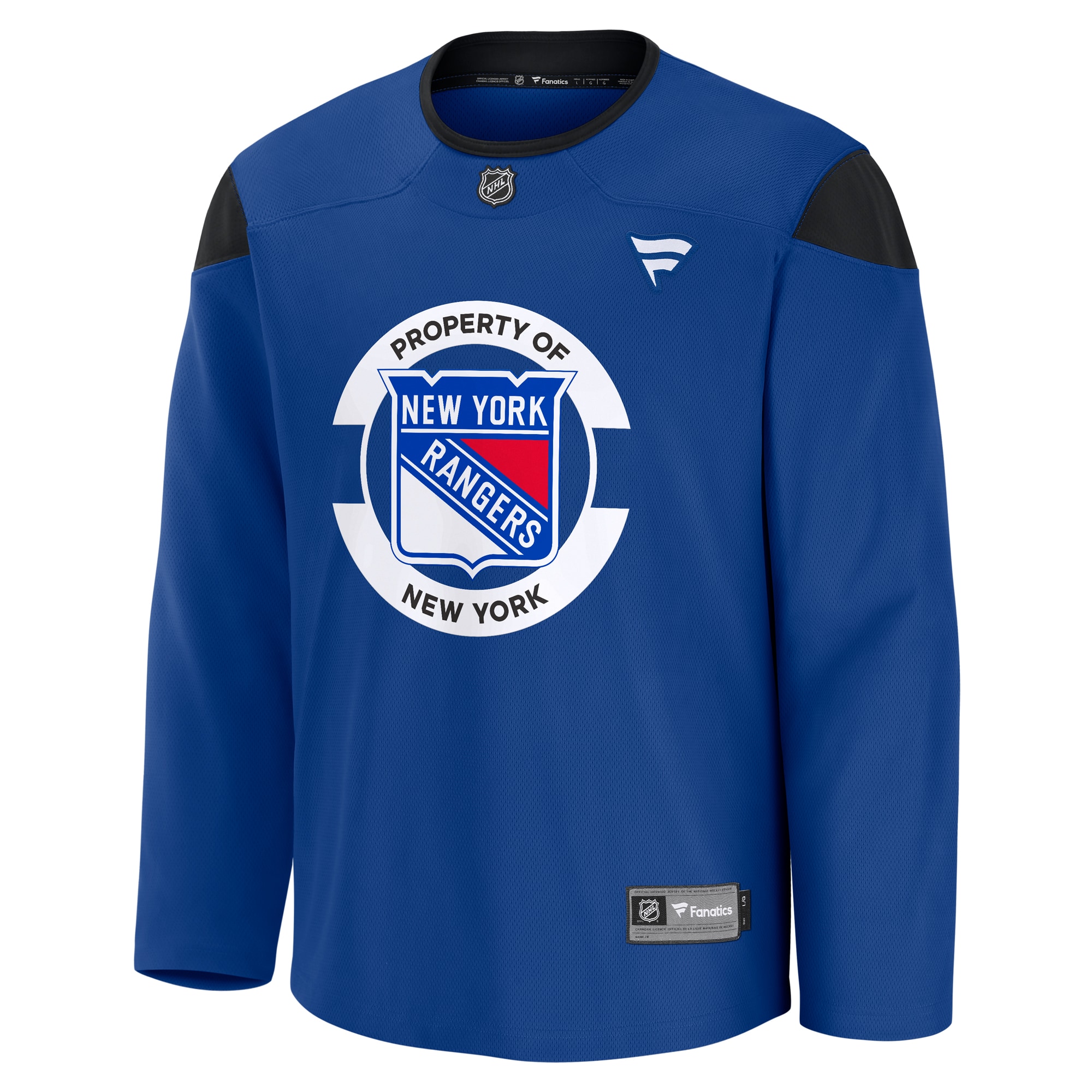 New York Rangers Fanatics Practice Jersey – Blue Clowdercats