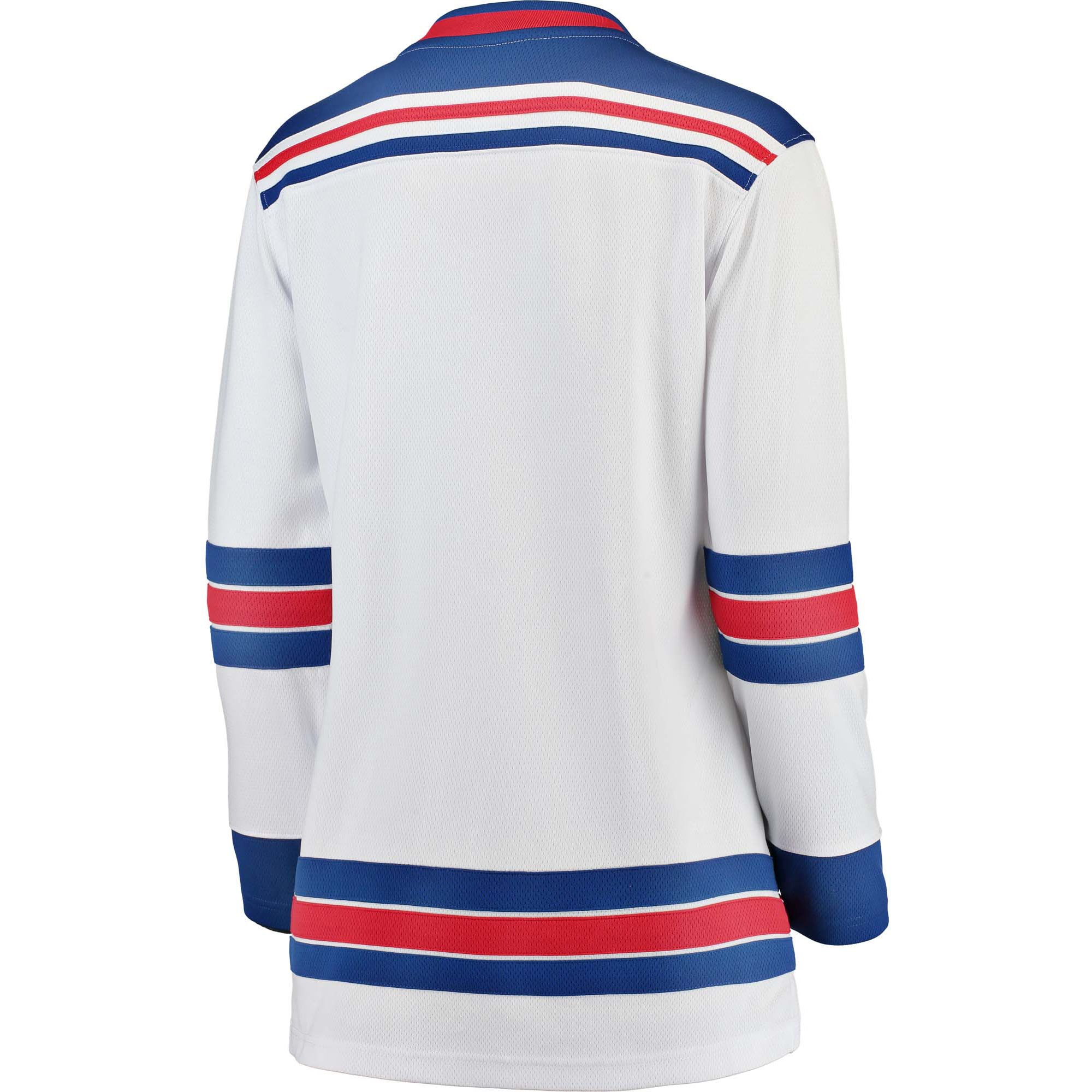 New York Rangers Fanatics Women’s Away Breakaway Jersey – White Clowdercats