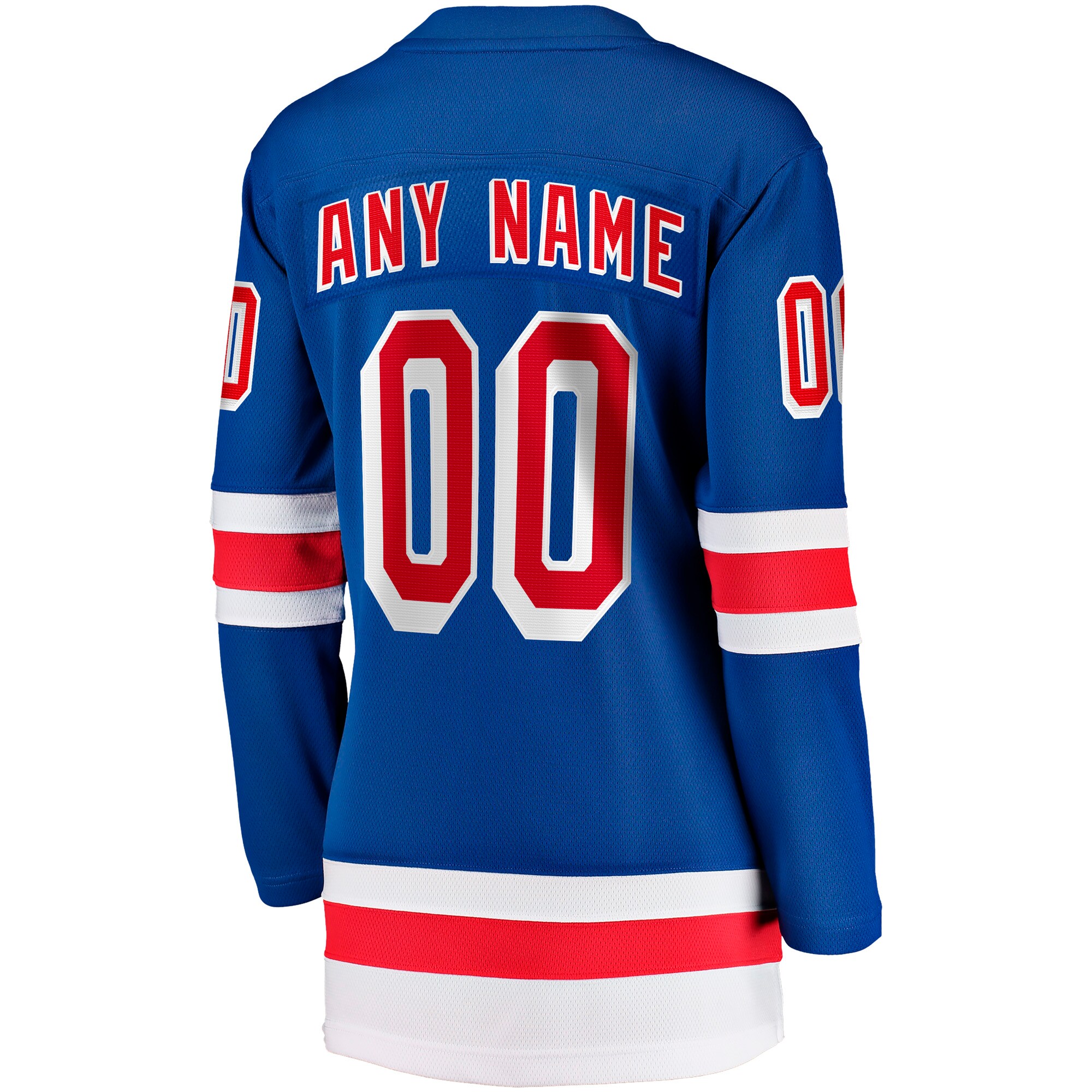 New York Rangers Fanatics Women’s Home Breakaway Custom Jersey – Blue Clowdercats