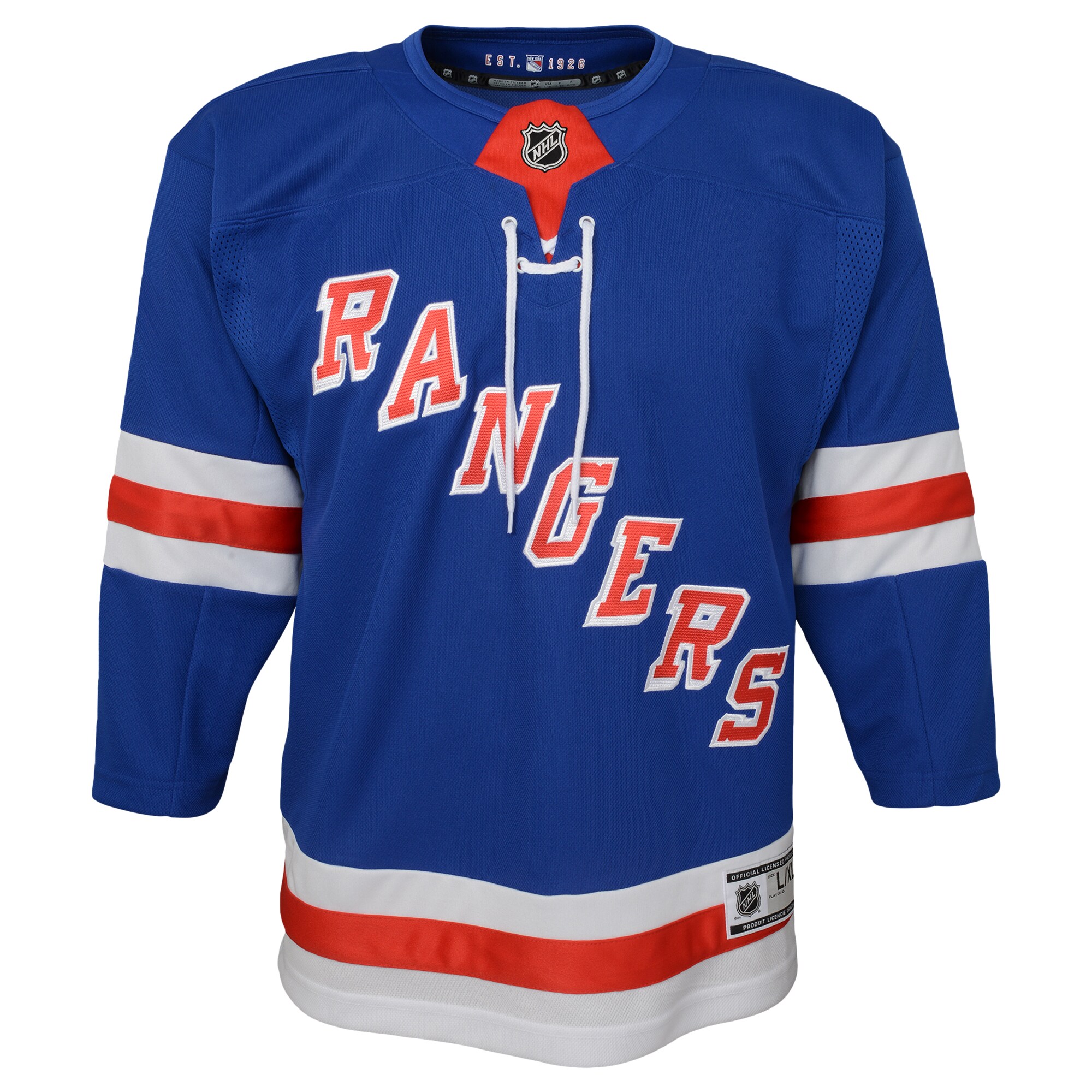 New York Rangers Youth Home Premier Jersey – Blue Clowdercats