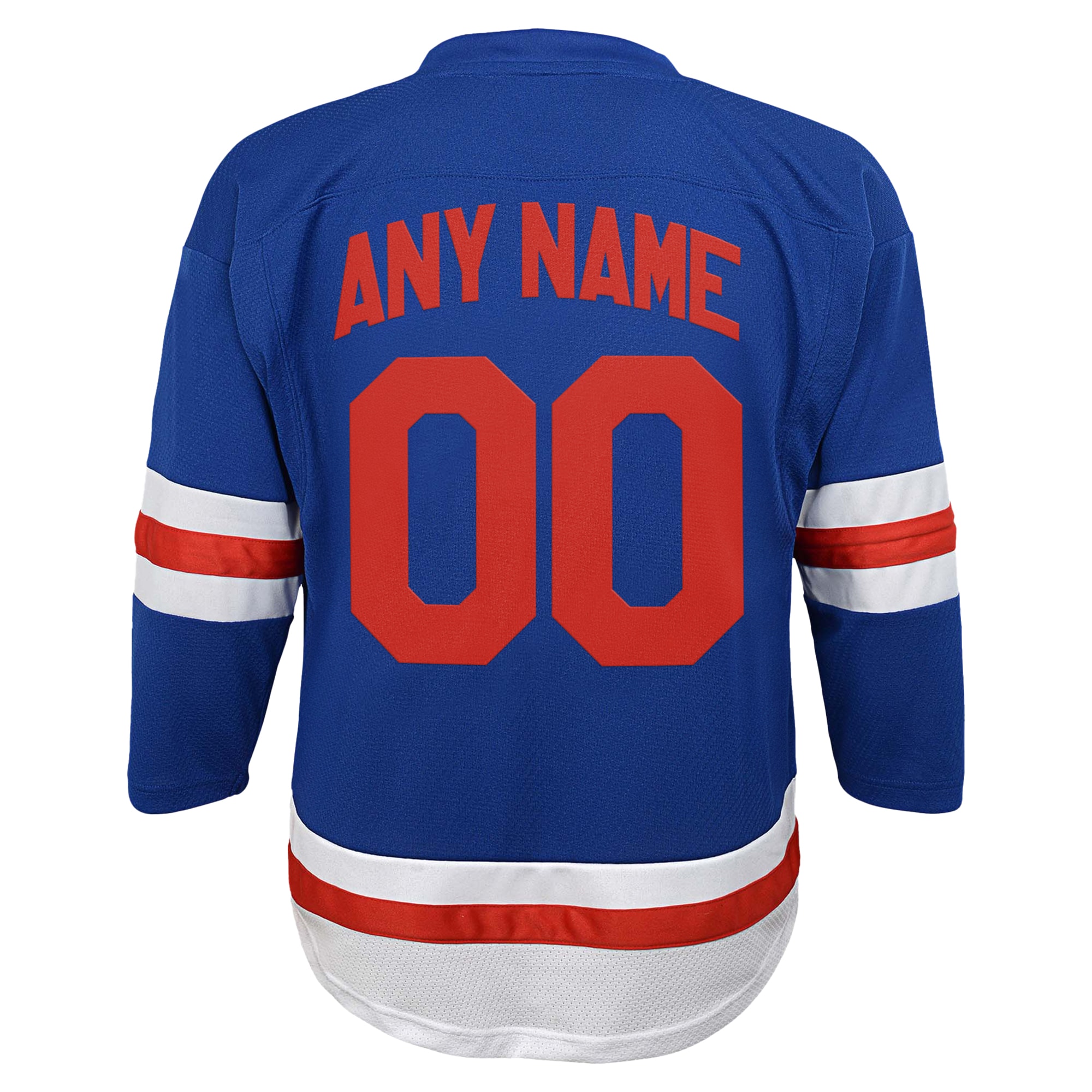 New York Rangers Youth Replica Custom Jersey – Blue Clowdercats