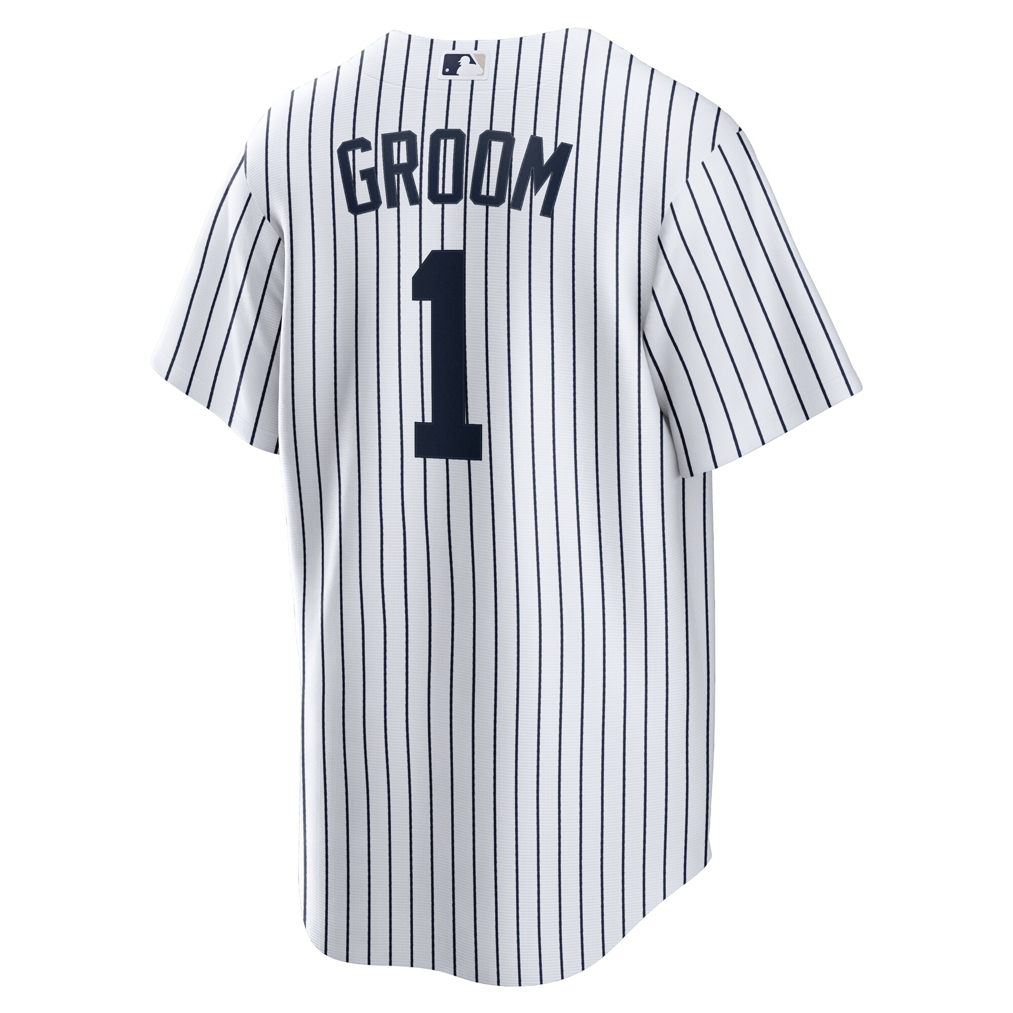 New York Yankees Nike #1 Groom Home Replica Jersey – White