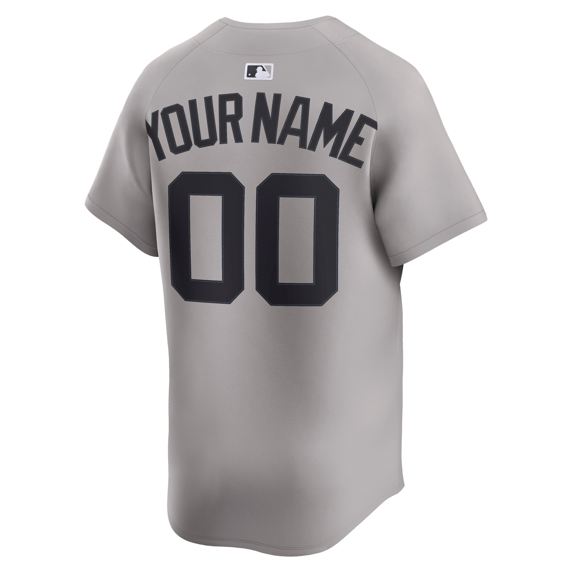 New York Yankees Nike Away Limited Custom Jersey – Gray