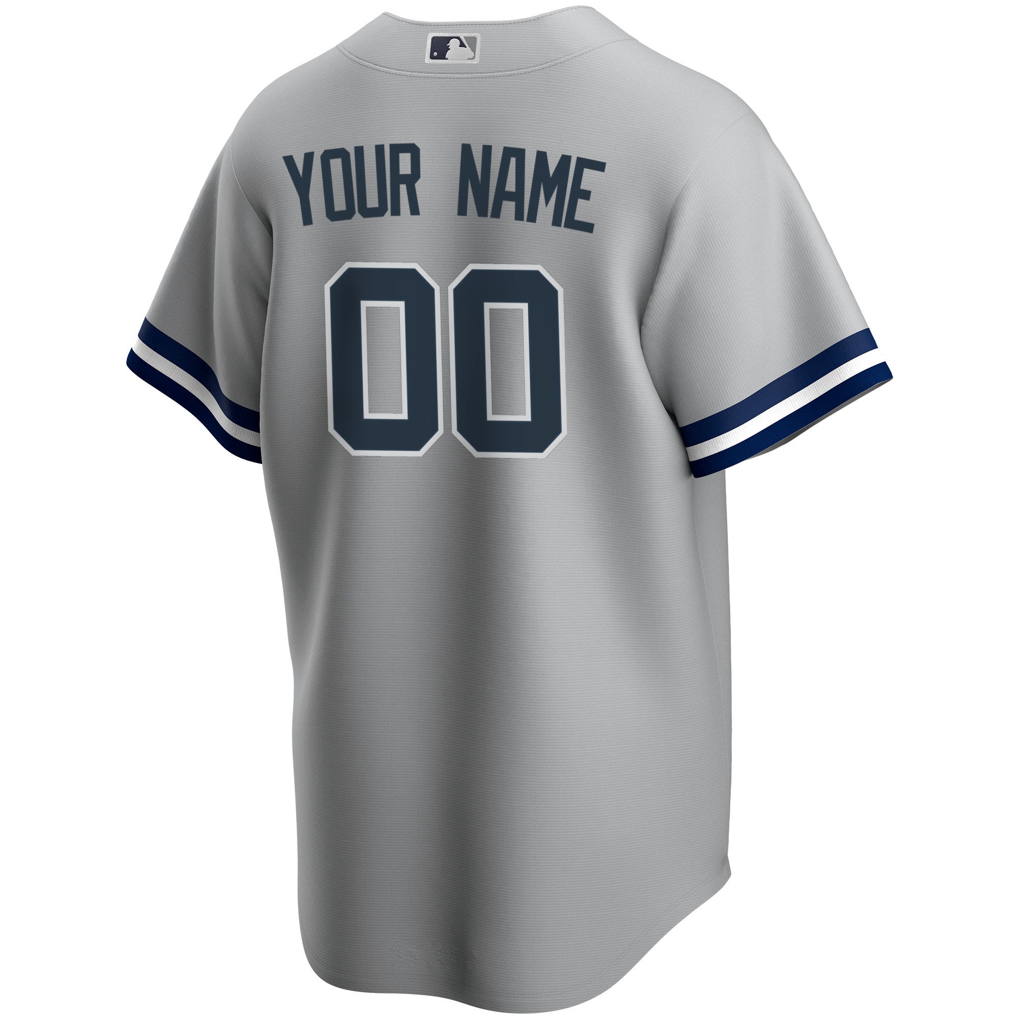 New York Yankees Nike Road Replica Custom Jersey – Gray