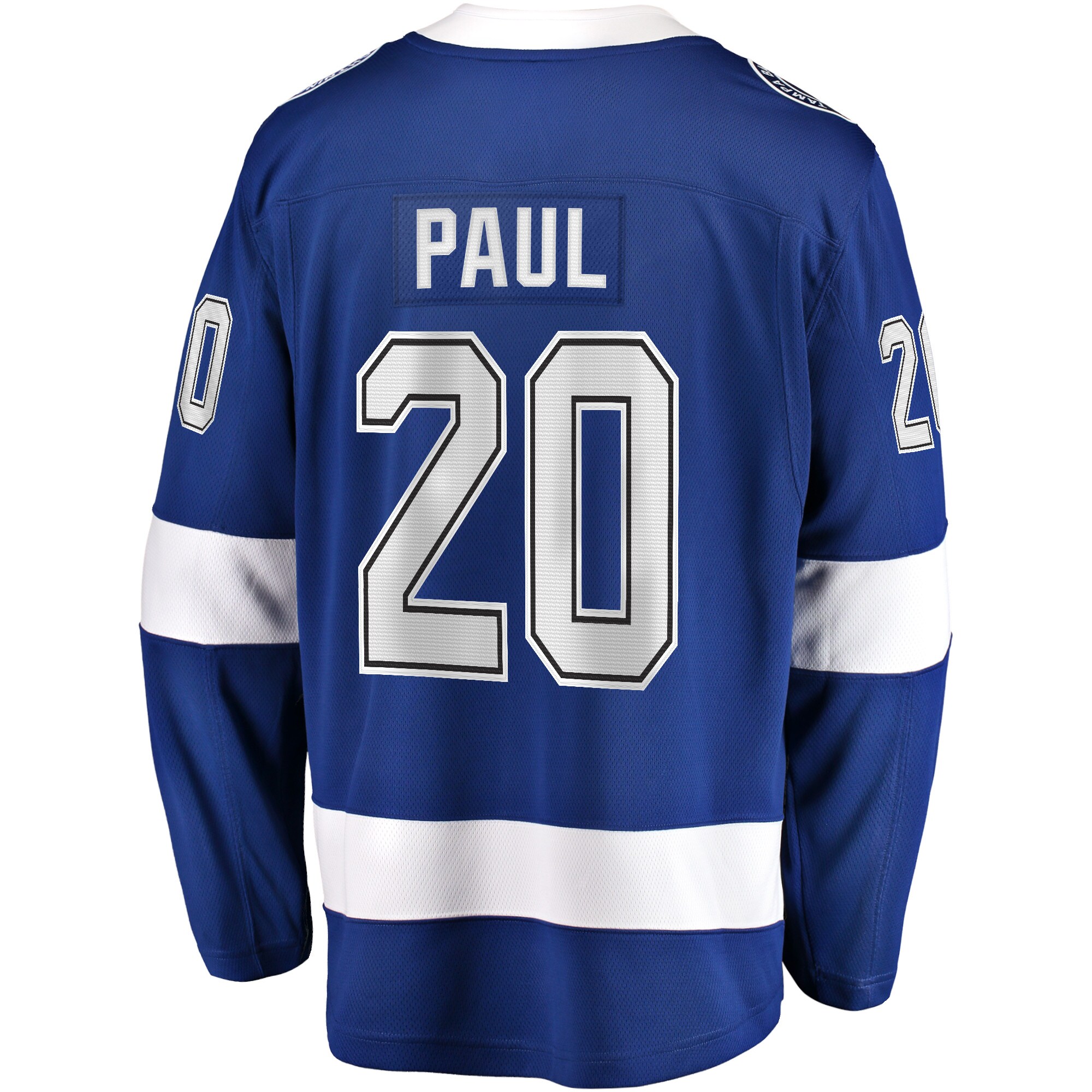 Nicholas Paul Tampa Bay Lightning Fanatics Home Breakaway Player Jersey – Blue Clowdercats