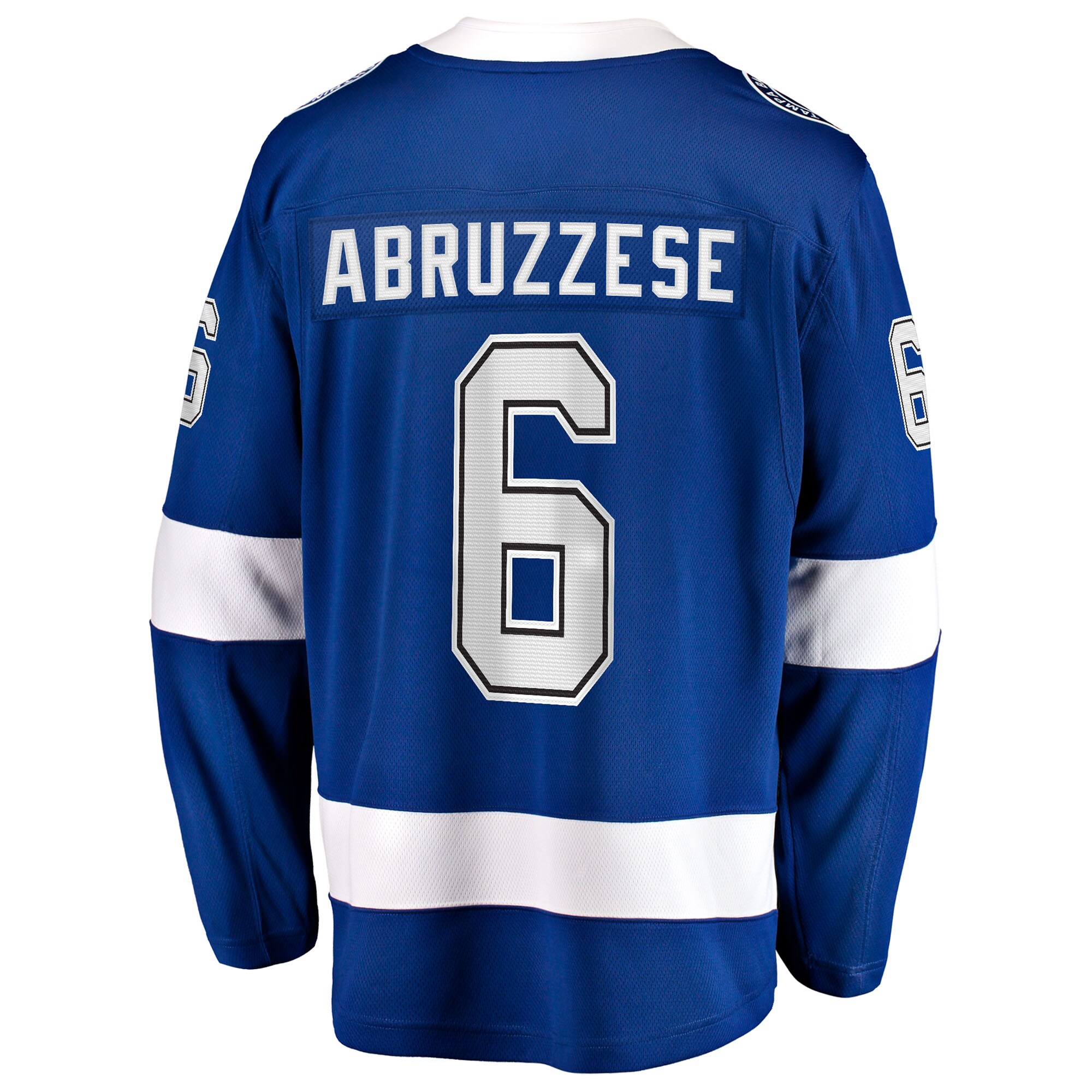Nick Abruzzese Tampa Bay Lightning Fanatics Home Breakaway Jersey – Blue Clowdercats