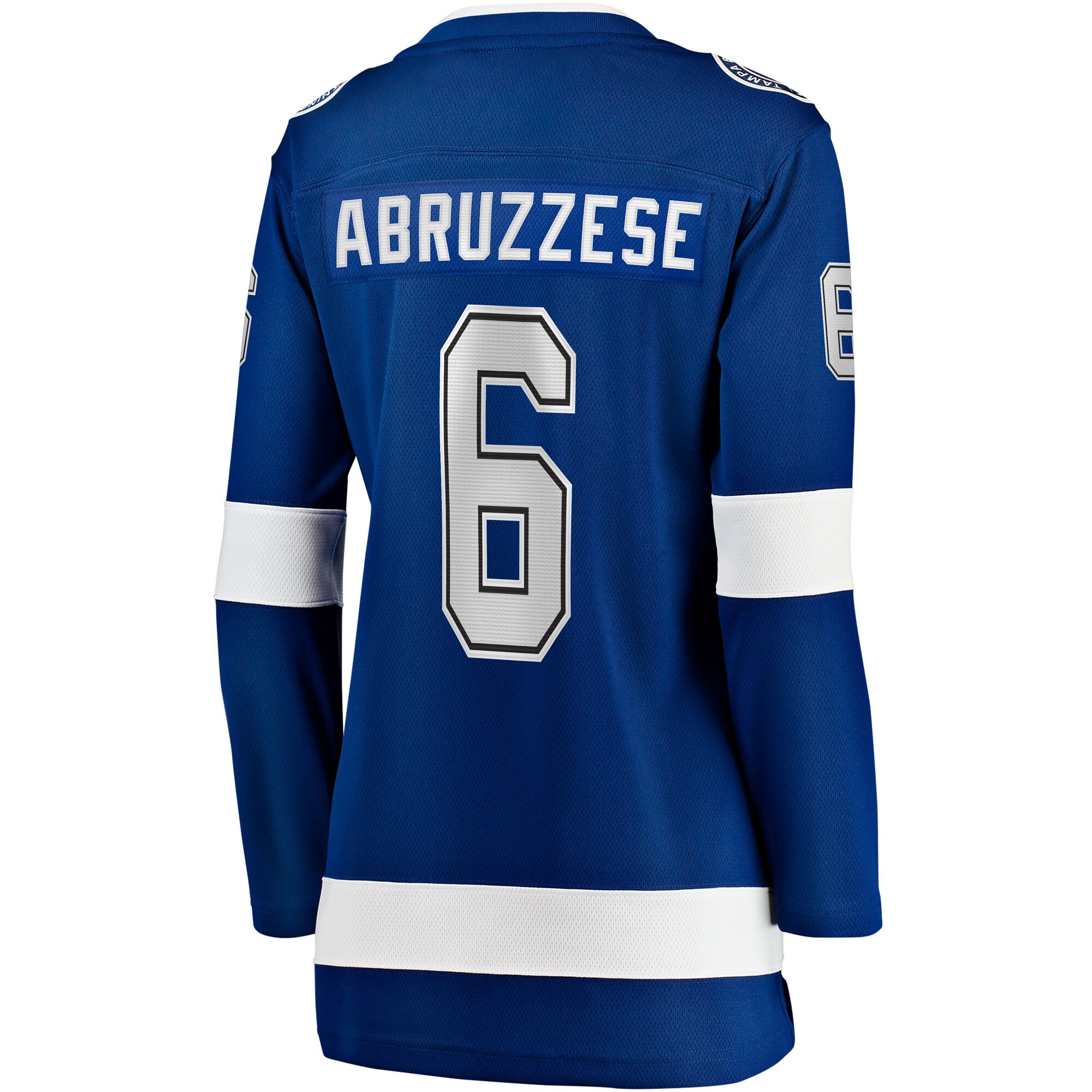 Nick Abruzzese Tampa Bay Lightning Fanatics Women’s Home Breakaway Jersey – Blue Clowdercats
