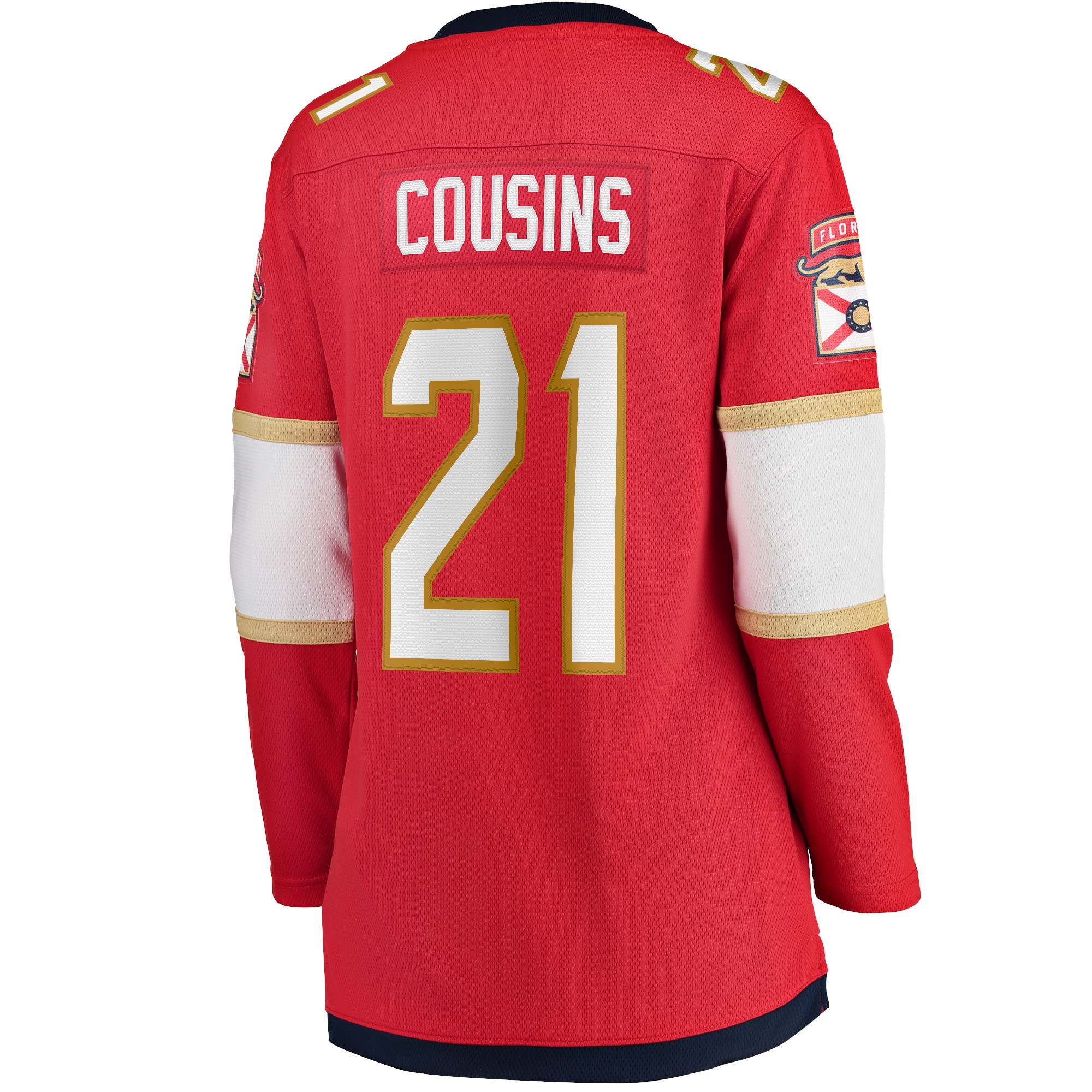 Nick Cousins Florida Panthers Fanatics Women’s Home Breakaway Player Jersey – Red Clowdercats