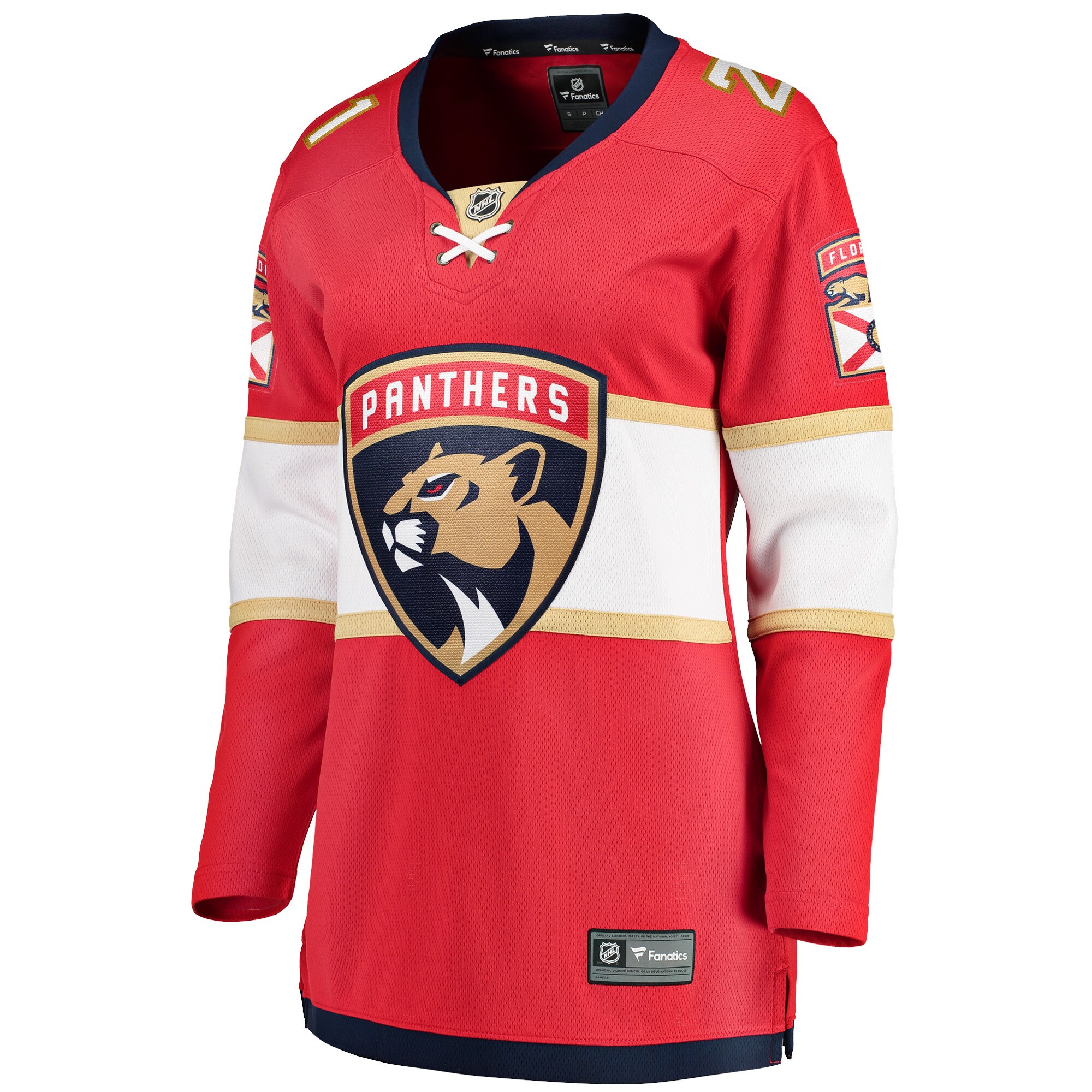 Nick Cousins Florida Panthers Fanatics Women’s Home Breakaway Player Jersey – Red Clowdercats