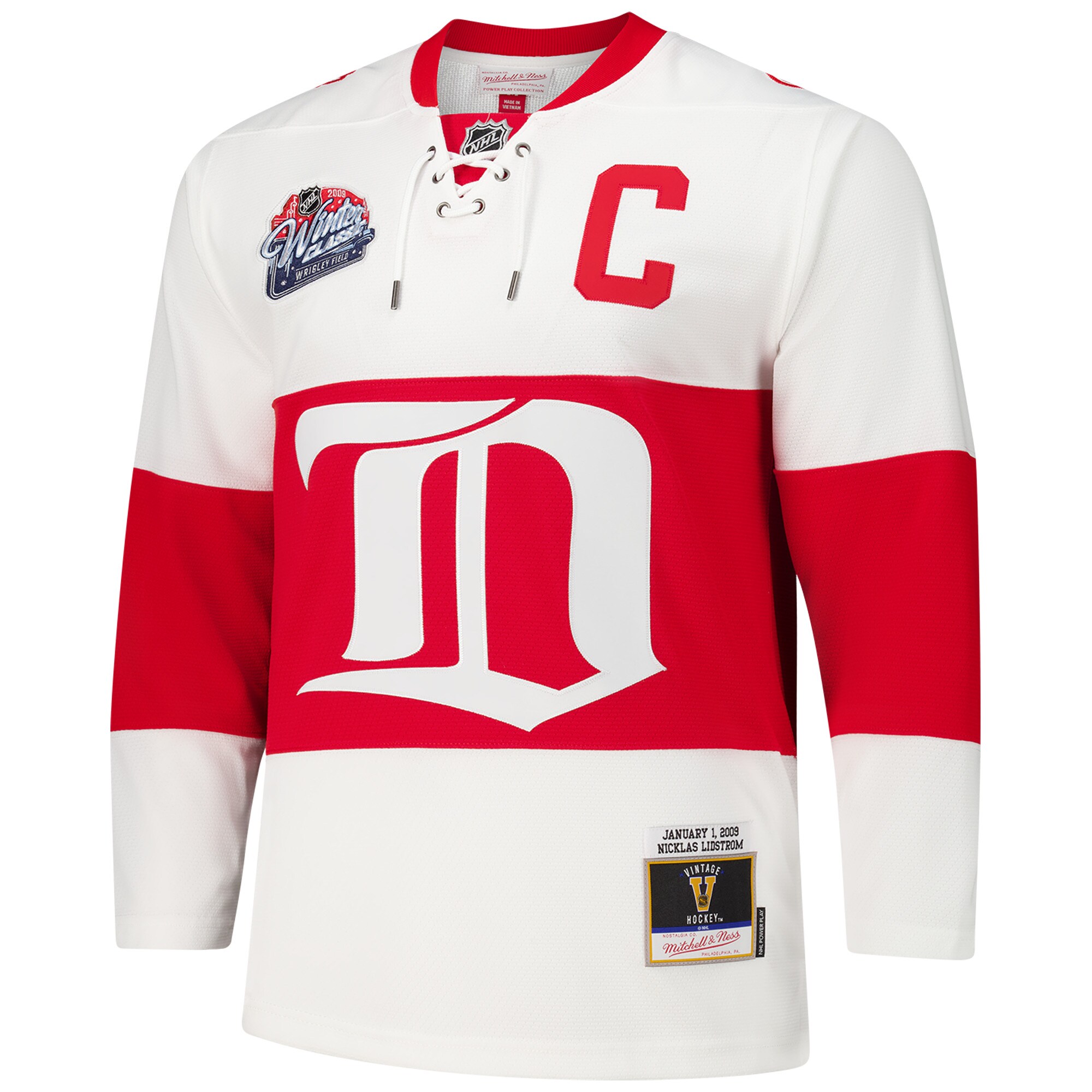 Nicklas Lidstrom Detroit Red Wings 2008-09 Power Play Jersey – White Clowdercats