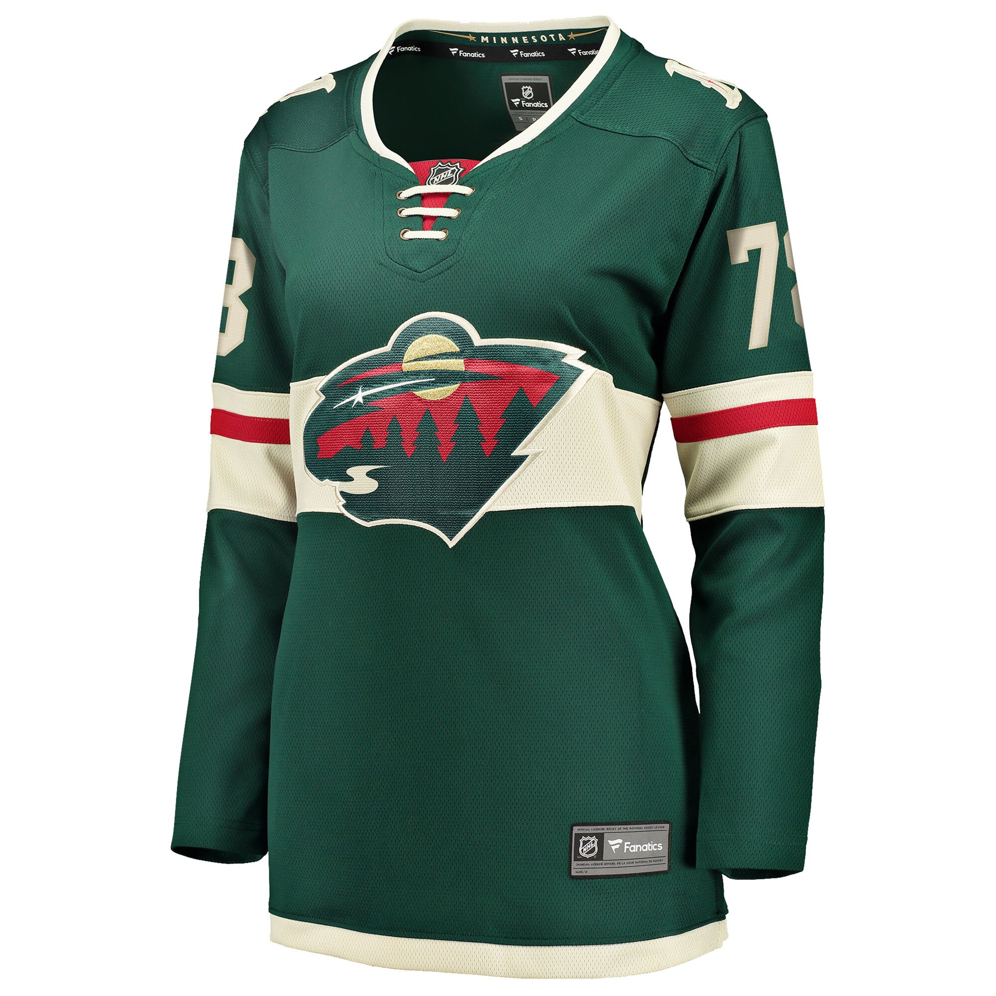 Nico Sturm Minnesota Wild Fanatics Women’s Home Breakaway Jersey – Green Clowdercats