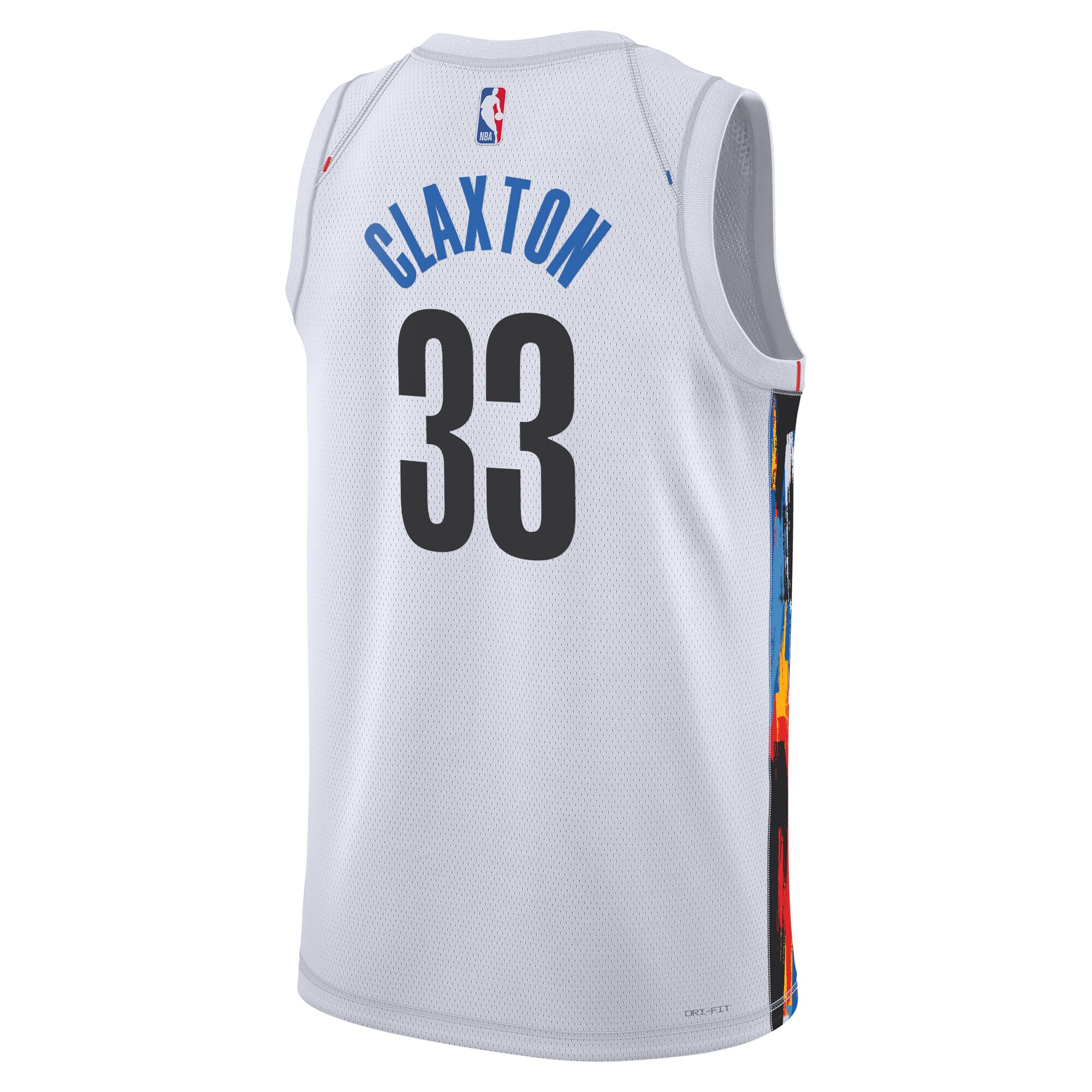 Nicolas Claxton Brooklyn Nets Nike City Edition Swingman Jersey – White Clowdercats